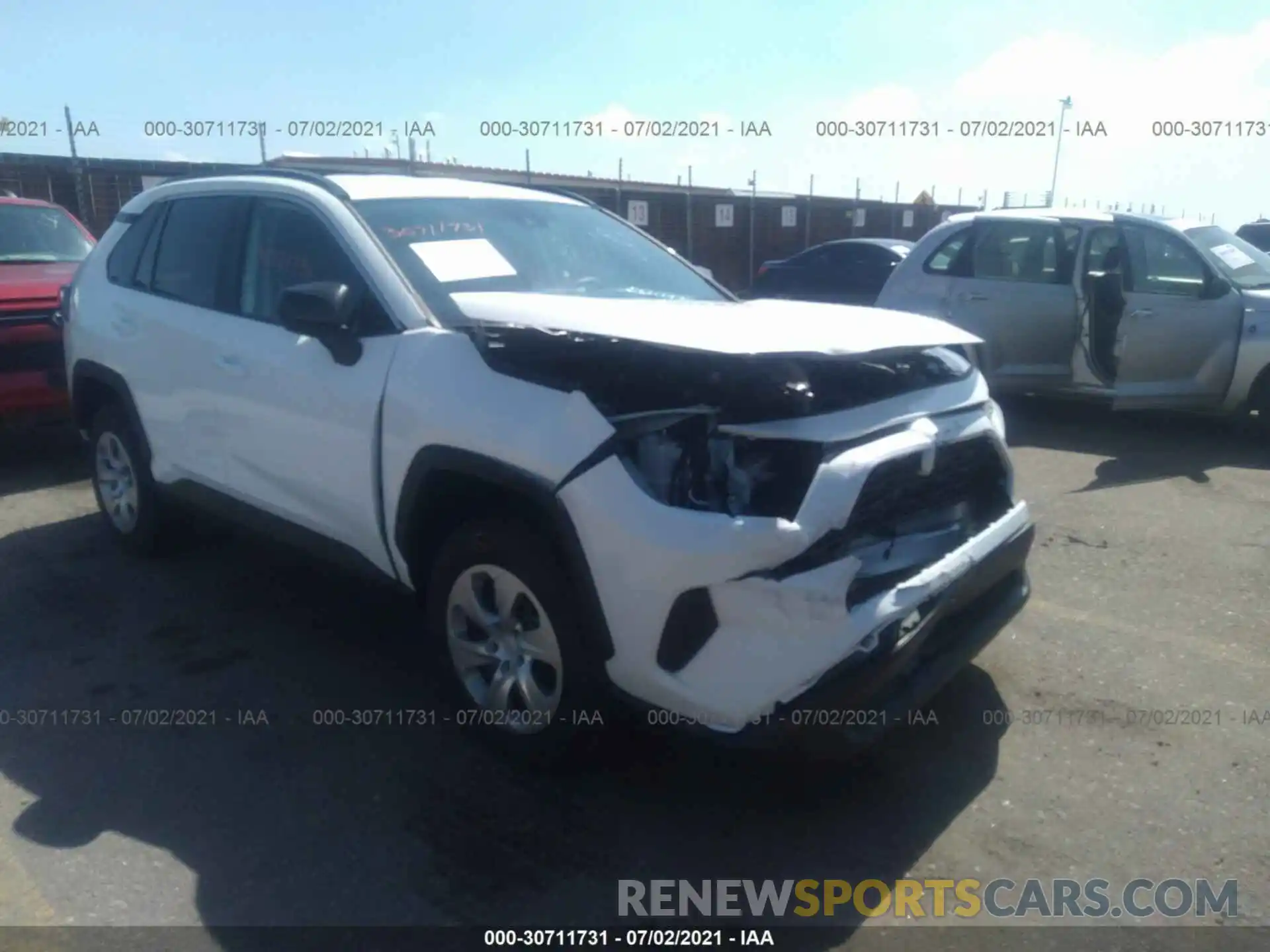 6 Photograph of a damaged car 2T3F1RFV2MW203942 TOYOTA RAV4 2021