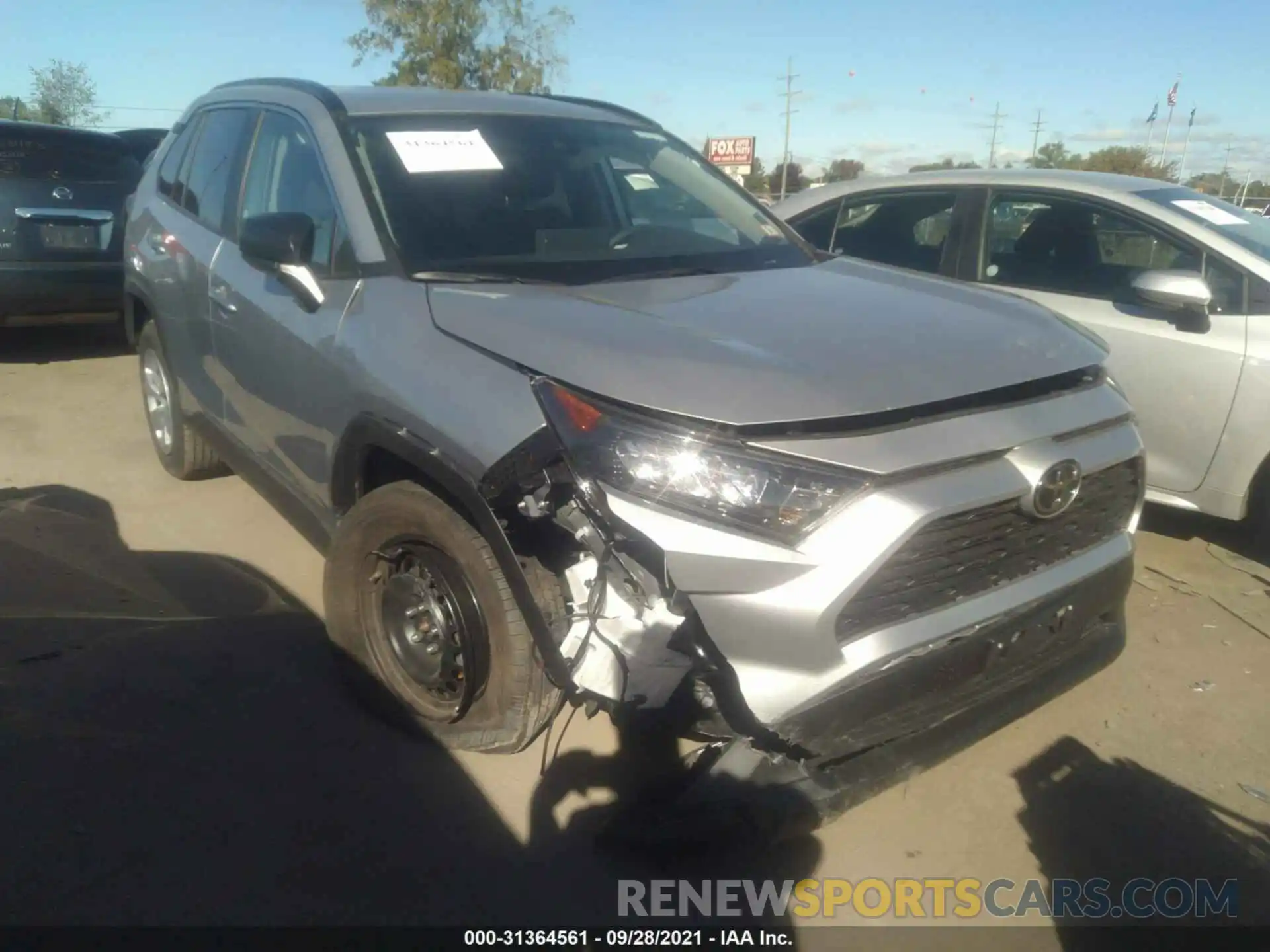 1 Photograph of a damaged car 2T3F1RFV2MW207392 TOYOTA RAV4 2021