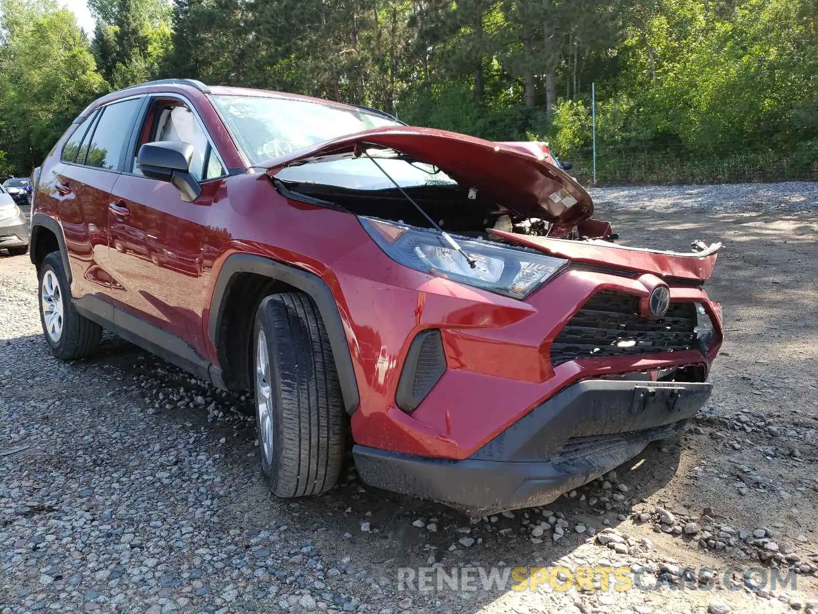 1 Photograph of a damaged car 2T3F1RFV3KW050419 TOYOTA RAV4 2021