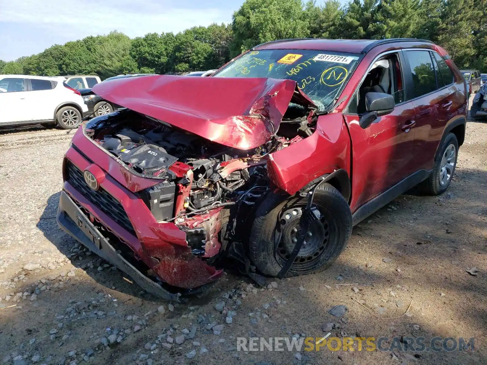 2 Photograph of a damaged car 2T3F1RFV3KW050419 TOYOTA RAV4 2021