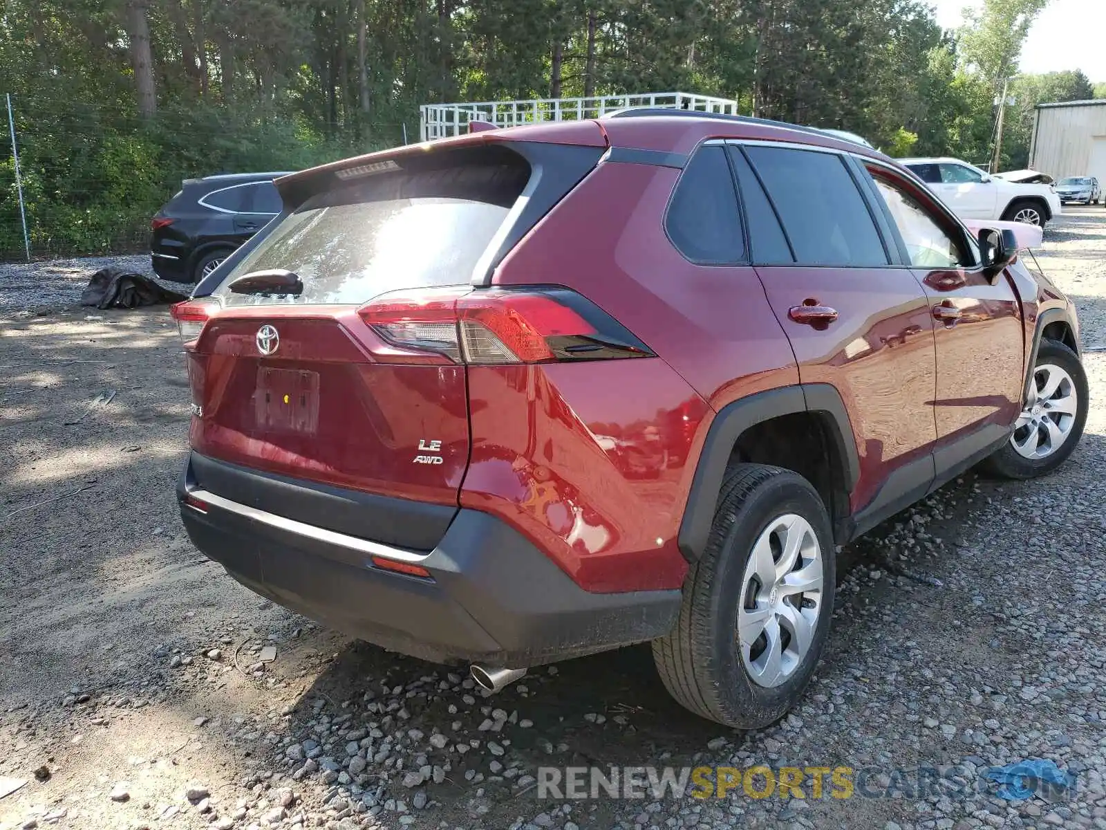 4 Photograph of a damaged car 2T3F1RFV3KW050419 TOYOTA RAV4 2021