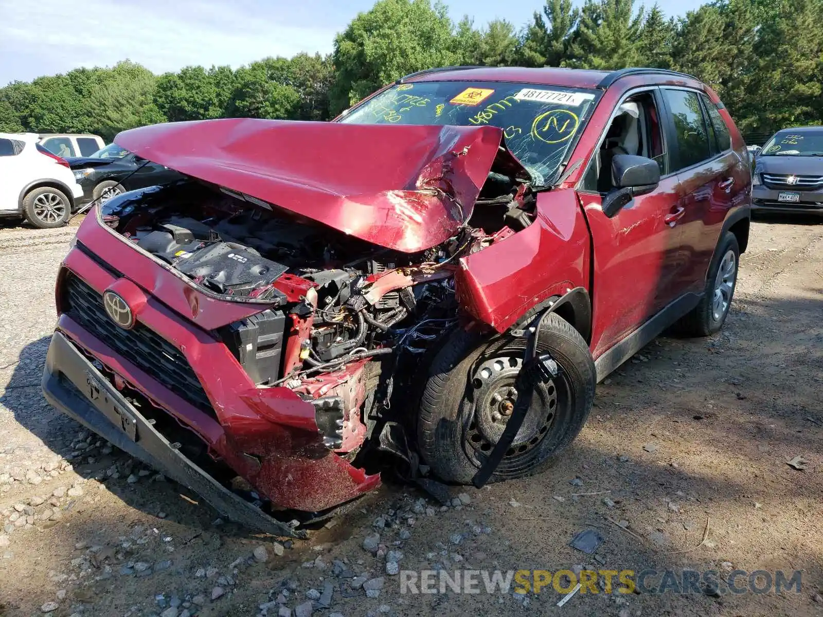 9 Photograph of a damaged car 2T3F1RFV3KW050419 TOYOTA RAV4 2021