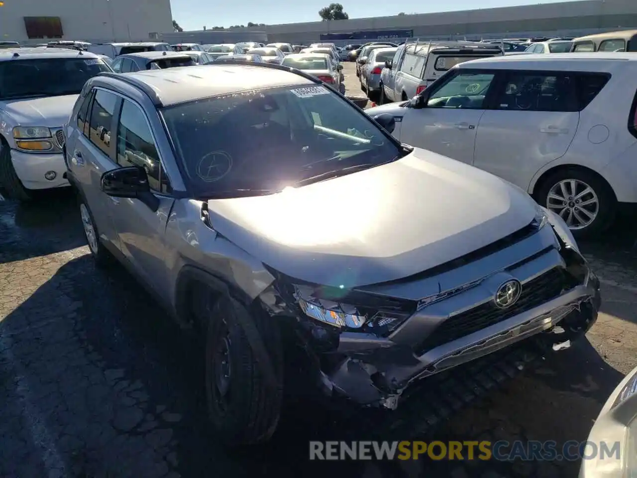 1 Photograph of a damaged car 2T3F1RFV3MC158396 TOYOTA RAV4 2021