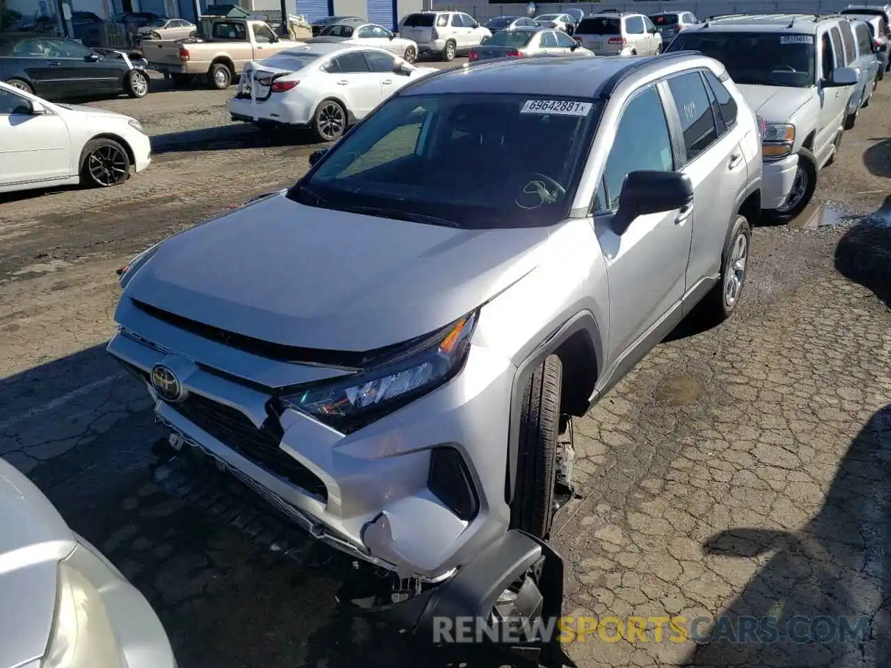 2 Photograph of a damaged car 2T3F1RFV3MC158396 TOYOTA RAV4 2021