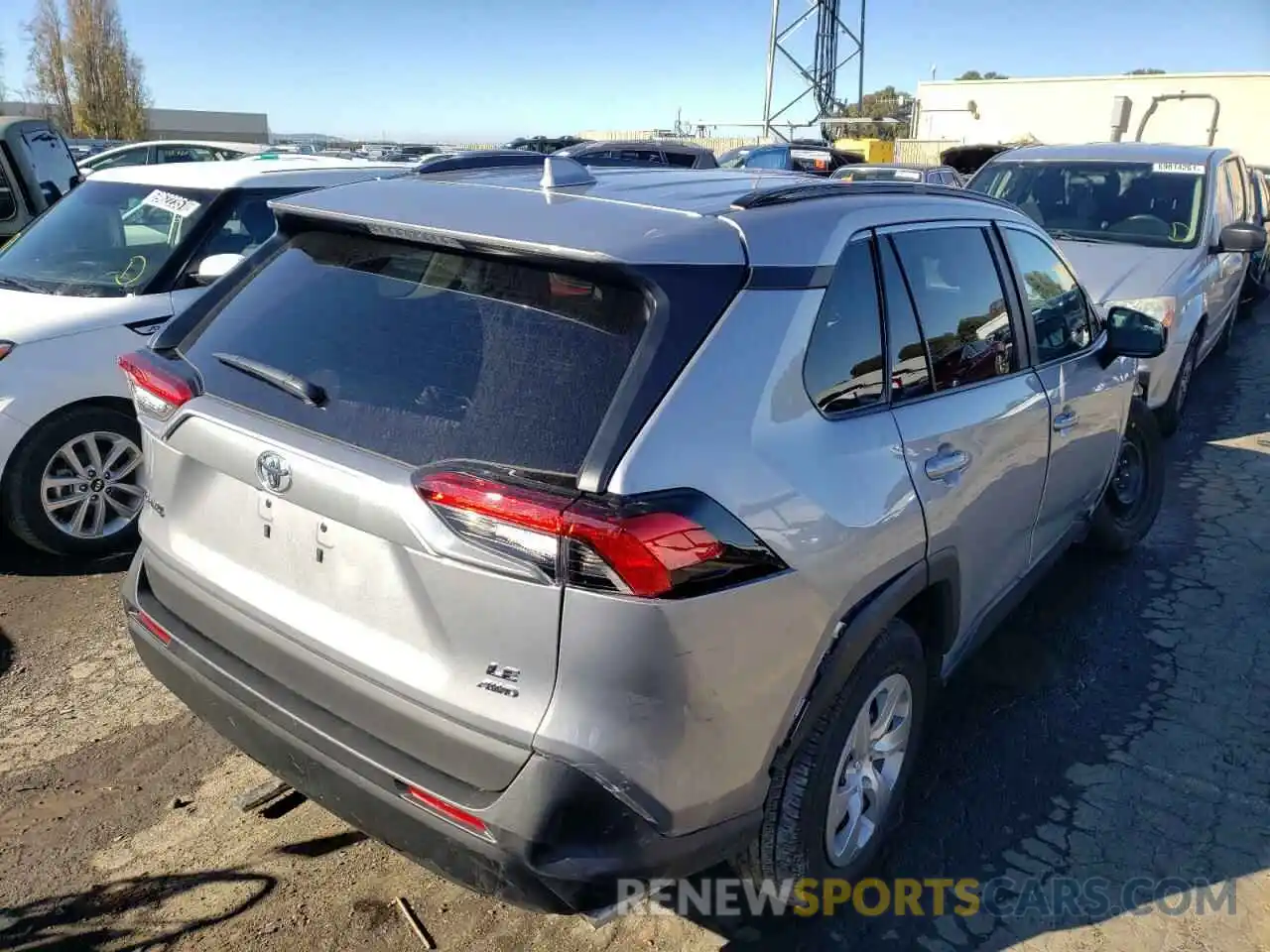 4 Photograph of a damaged car 2T3F1RFV3MC158396 TOYOTA RAV4 2021