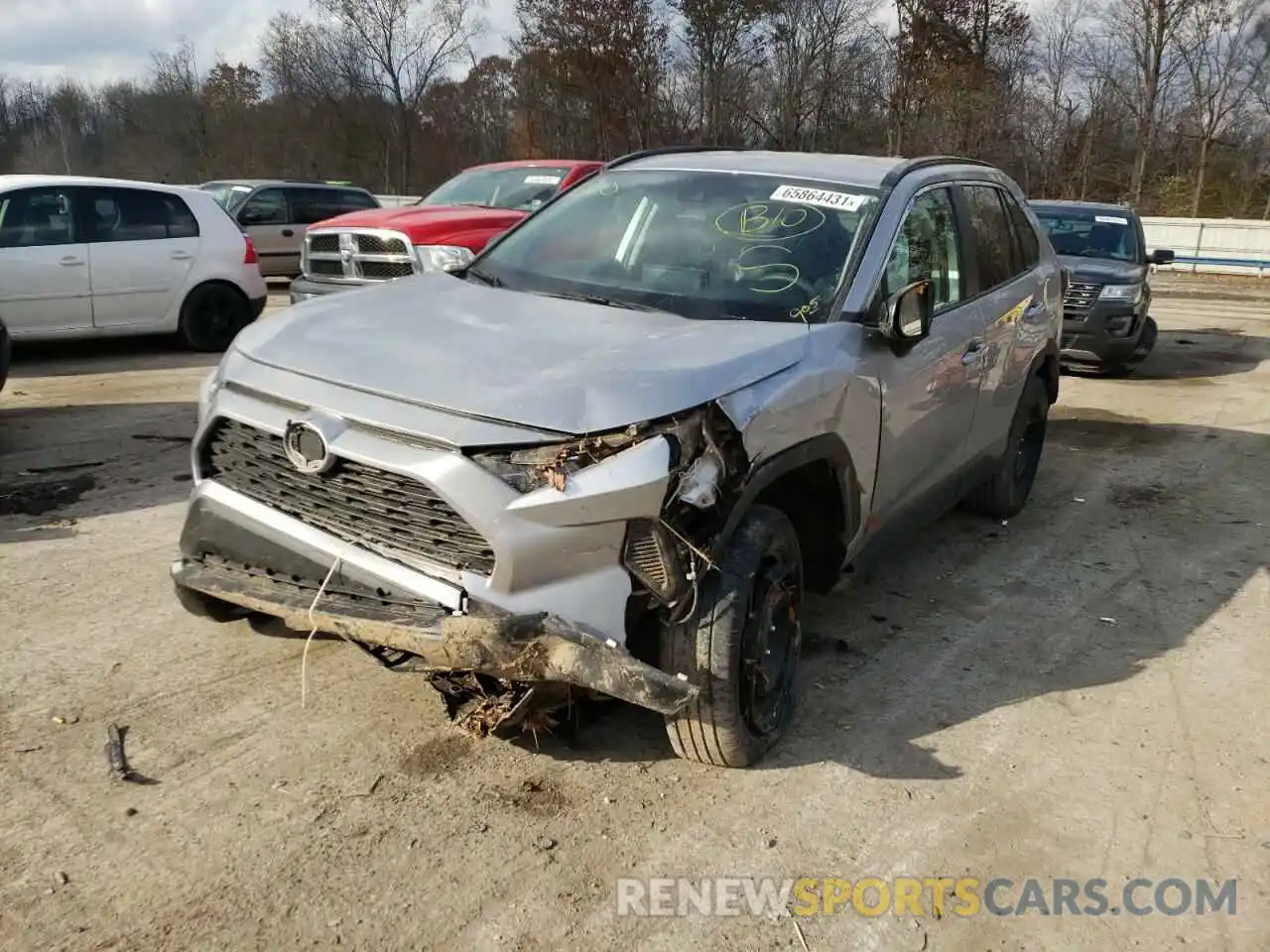 2 Photograph of a damaged car 2T3F1RFV3MC158804 TOYOTA RAV4 2021