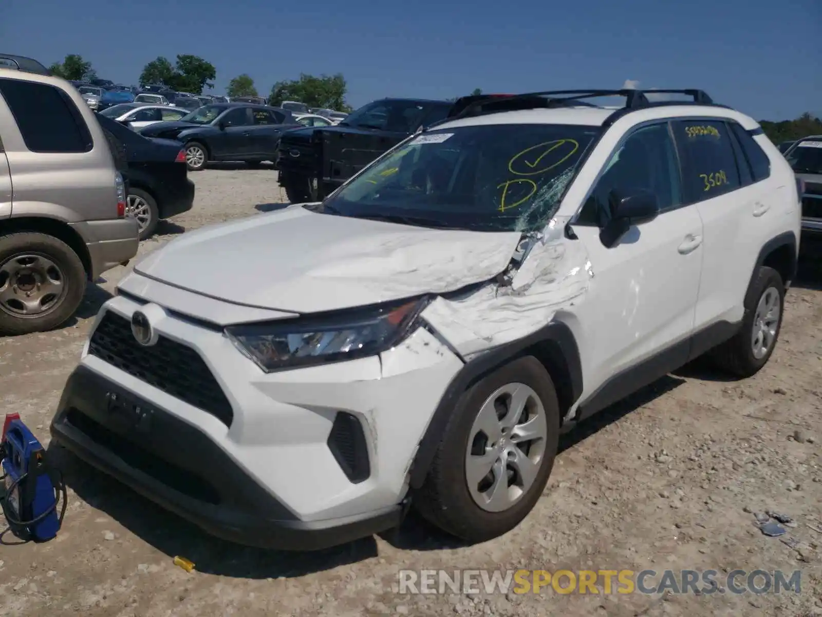 2 Photograph of a damaged car 2T3F1RFV3MC180480 TOYOTA RAV4 2021