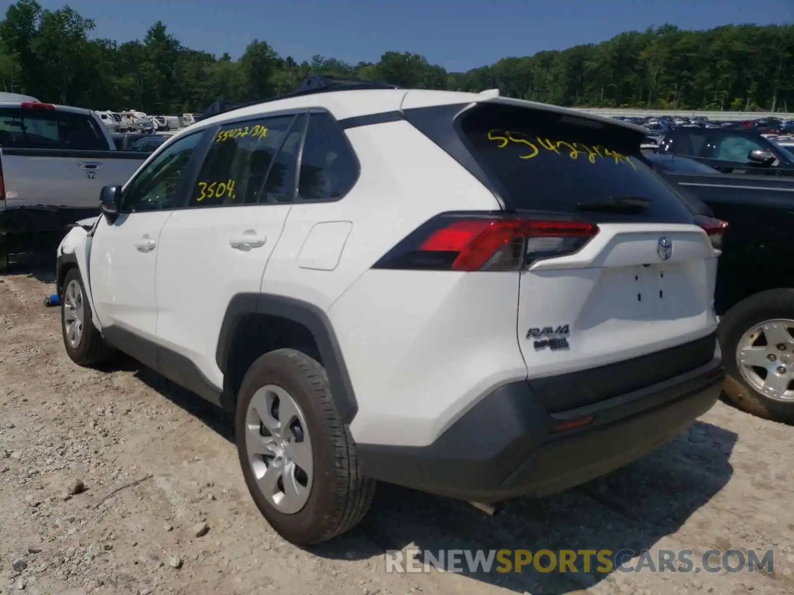 3 Photograph of a damaged car 2T3F1RFV3MC180480 TOYOTA RAV4 2021