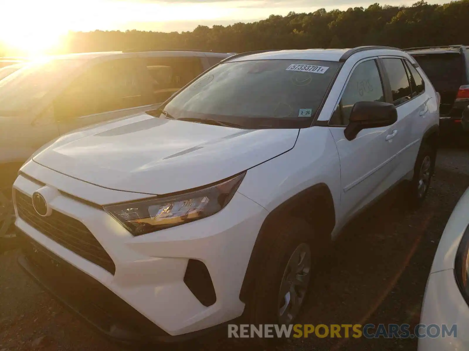 2 Photograph of a damaged car 2T3F1RFV3MC183072 TOYOTA RAV4 2021