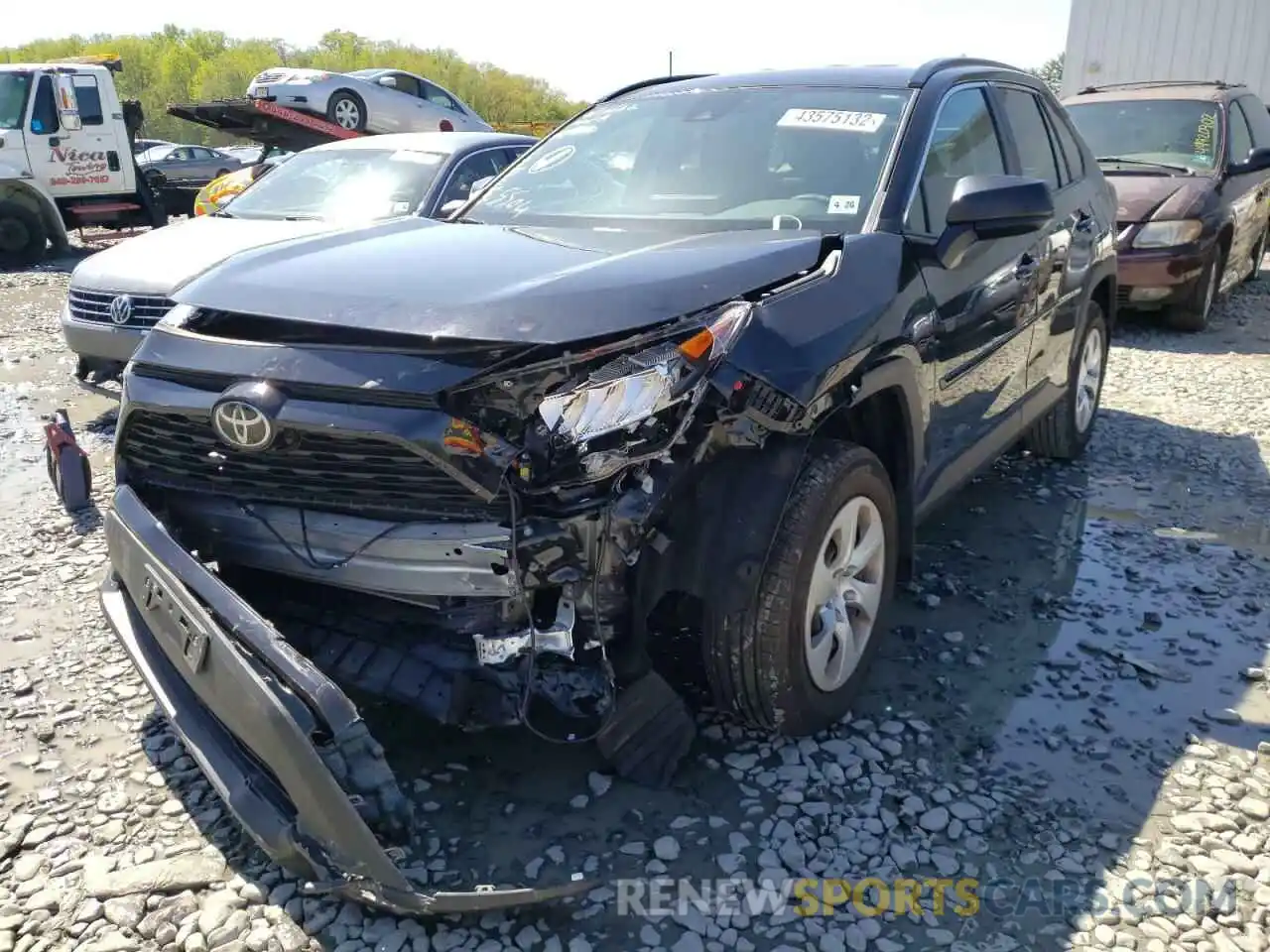 2 Photograph of a damaged car 2T3F1RFV3MC185503 TOYOTA RAV4 2021