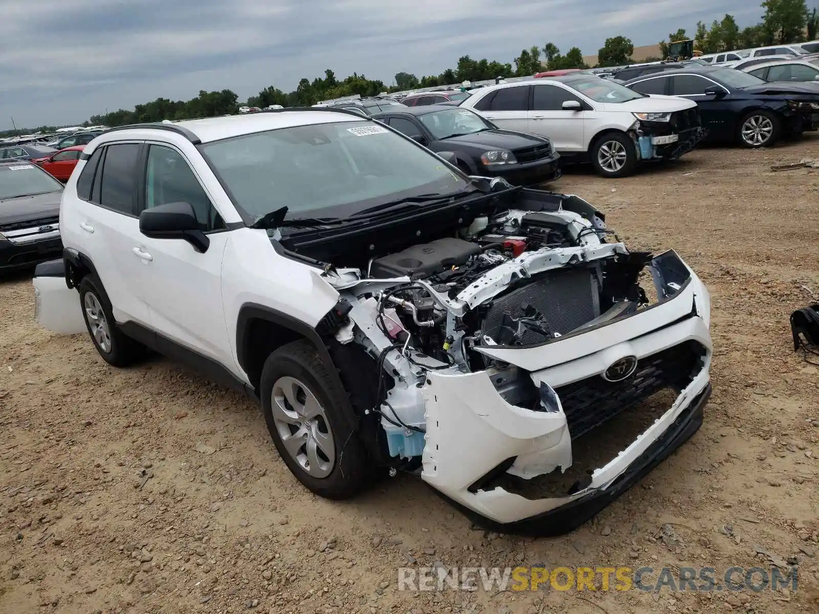 1 Photograph of a damaged car 2T3F1RFV3MC187798 TOYOTA RAV4 2021