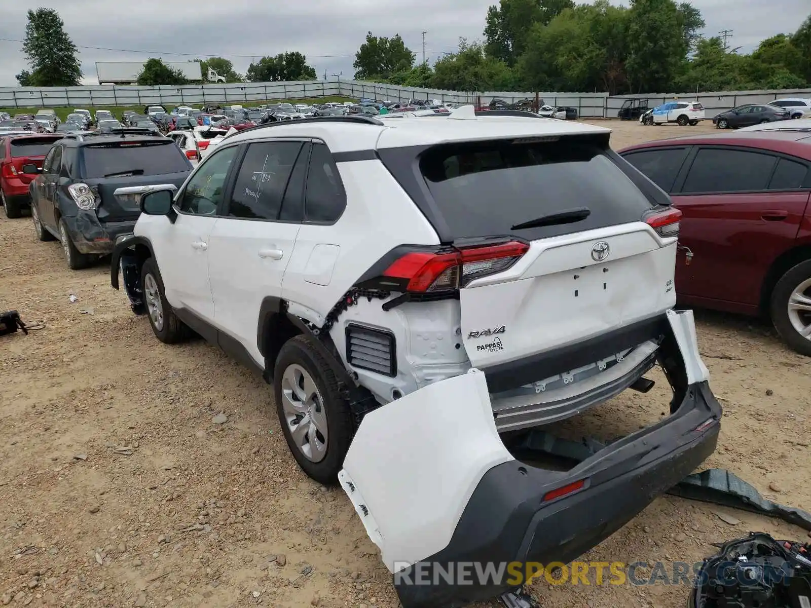 3 Photograph of a damaged car 2T3F1RFV3MC187798 TOYOTA RAV4 2021