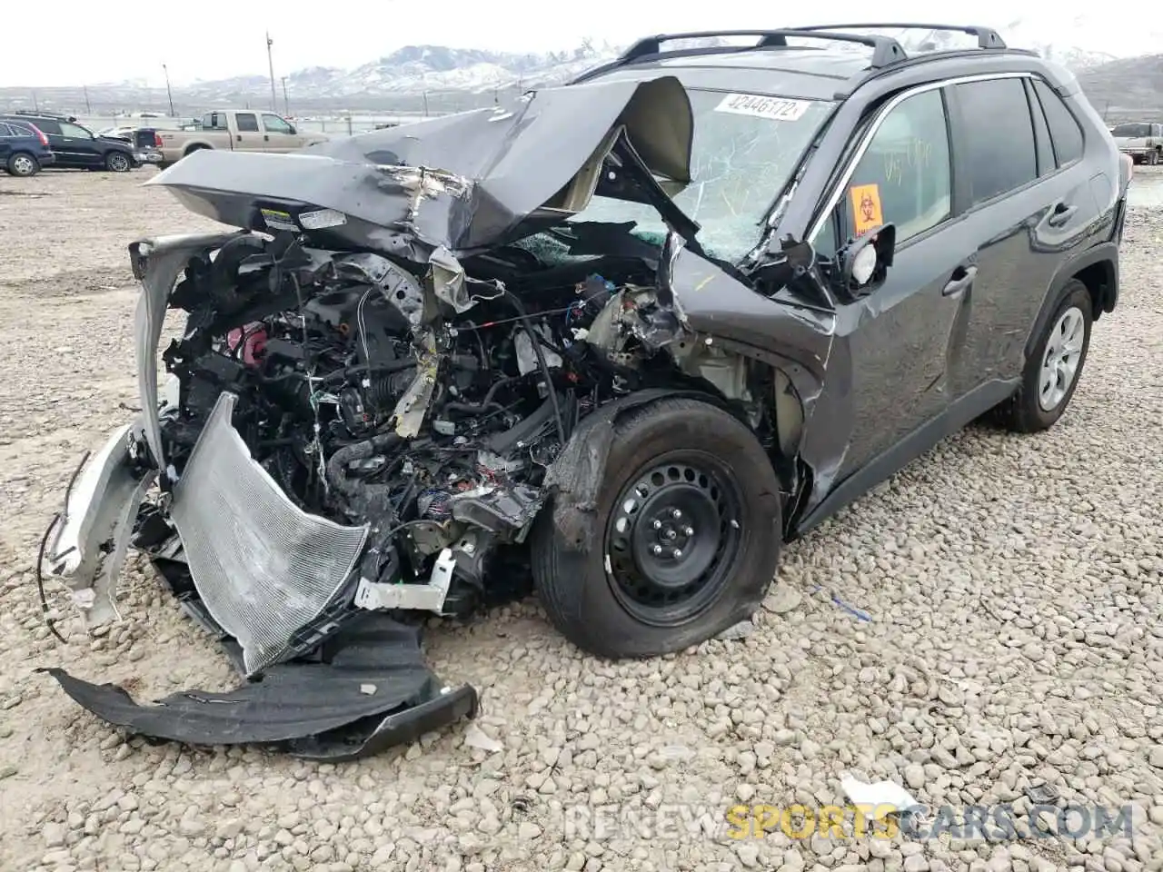 2 Photograph of a damaged car 2T3F1RFV3MC188823 TOYOTA RAV4 2021