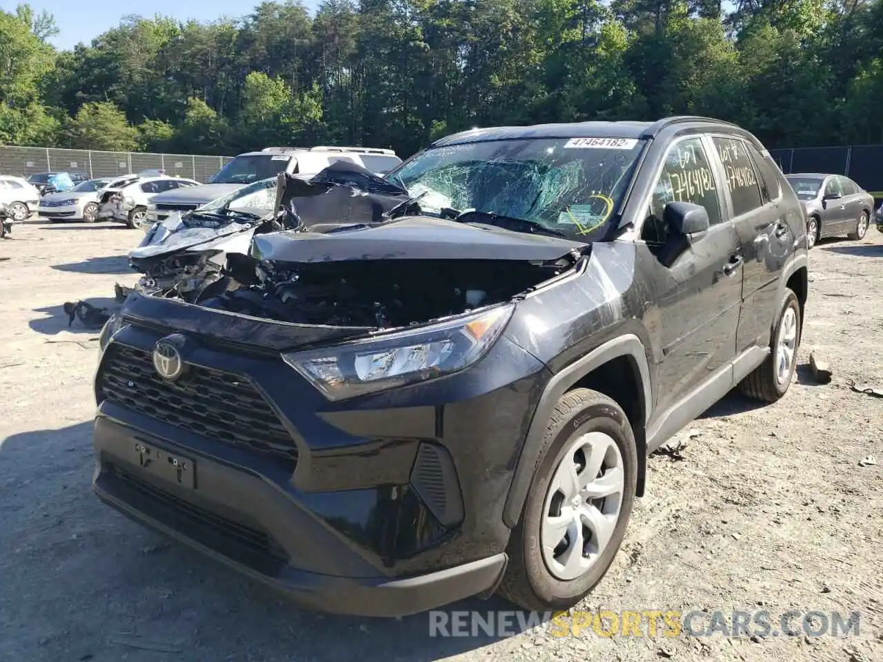 2 Photograph of a damaged car 2T3F1RFV3MC200100 TOYOTA RAV4 2021