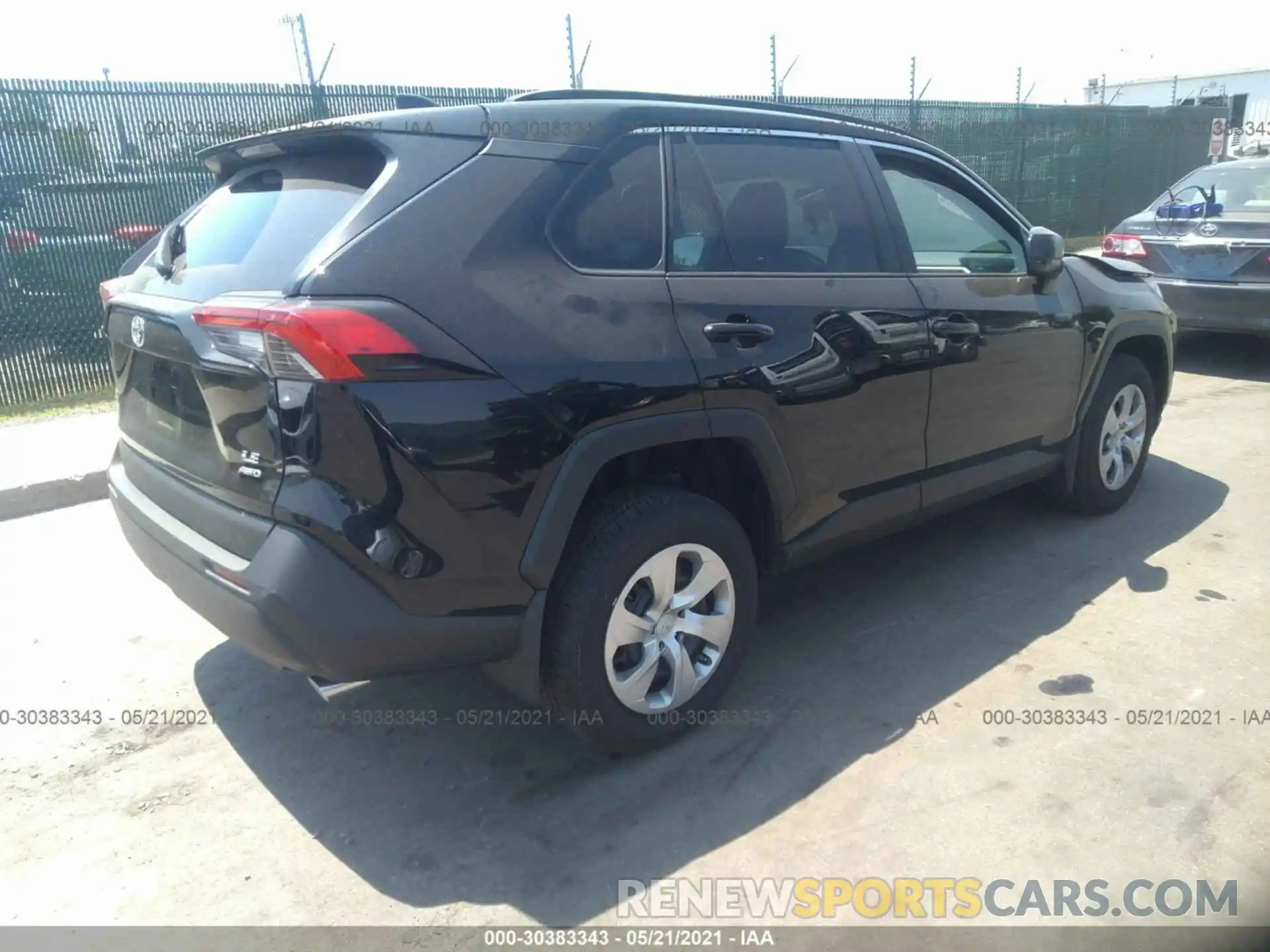 4 Photograph of a damaged car 2T3F1RFV3MC201697 TOYOTA RAV4 2021