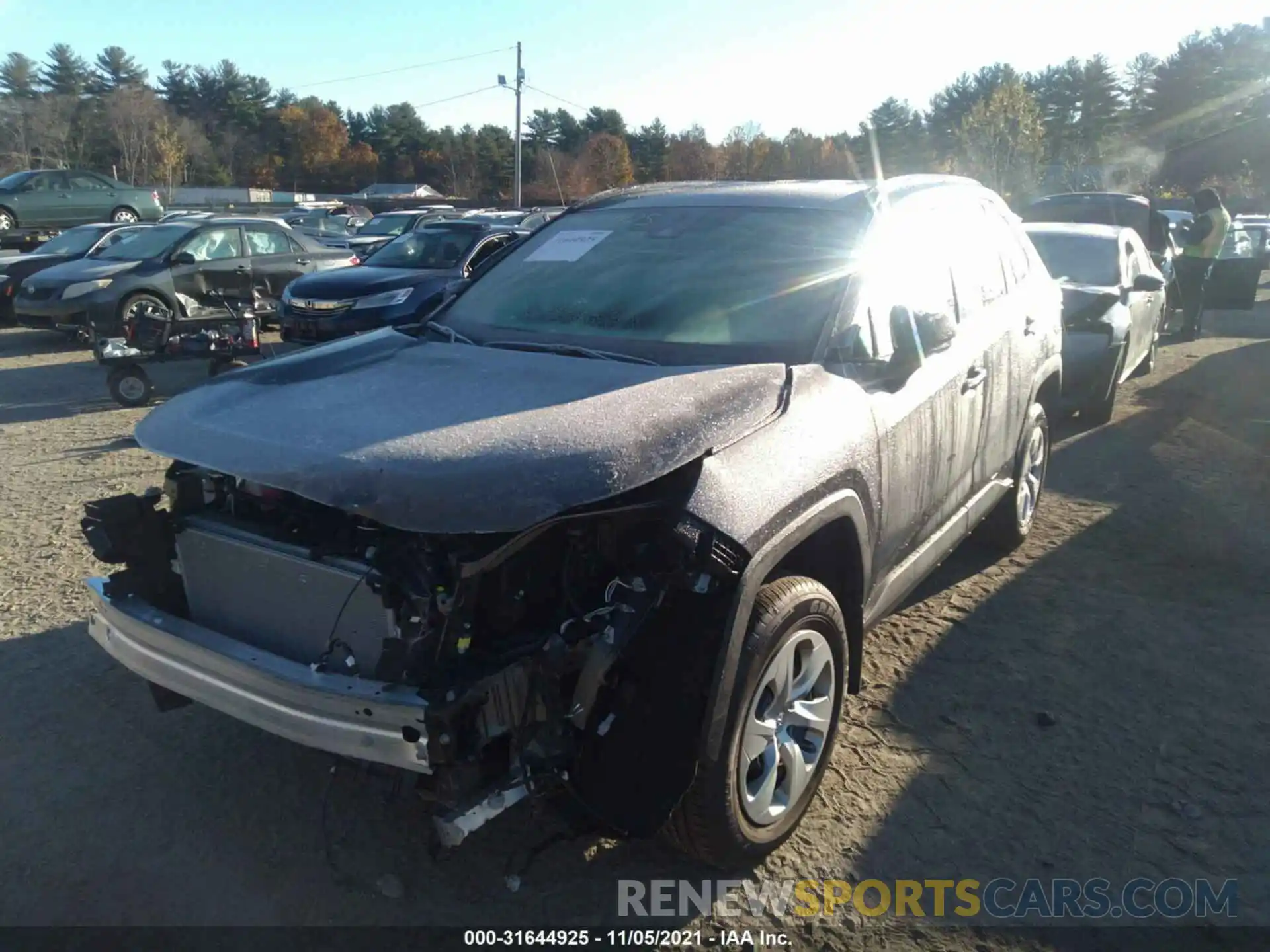 2 Photograph of a damaged car 2T3F1RFV3MC211260 TOYOTA RAV4 2021