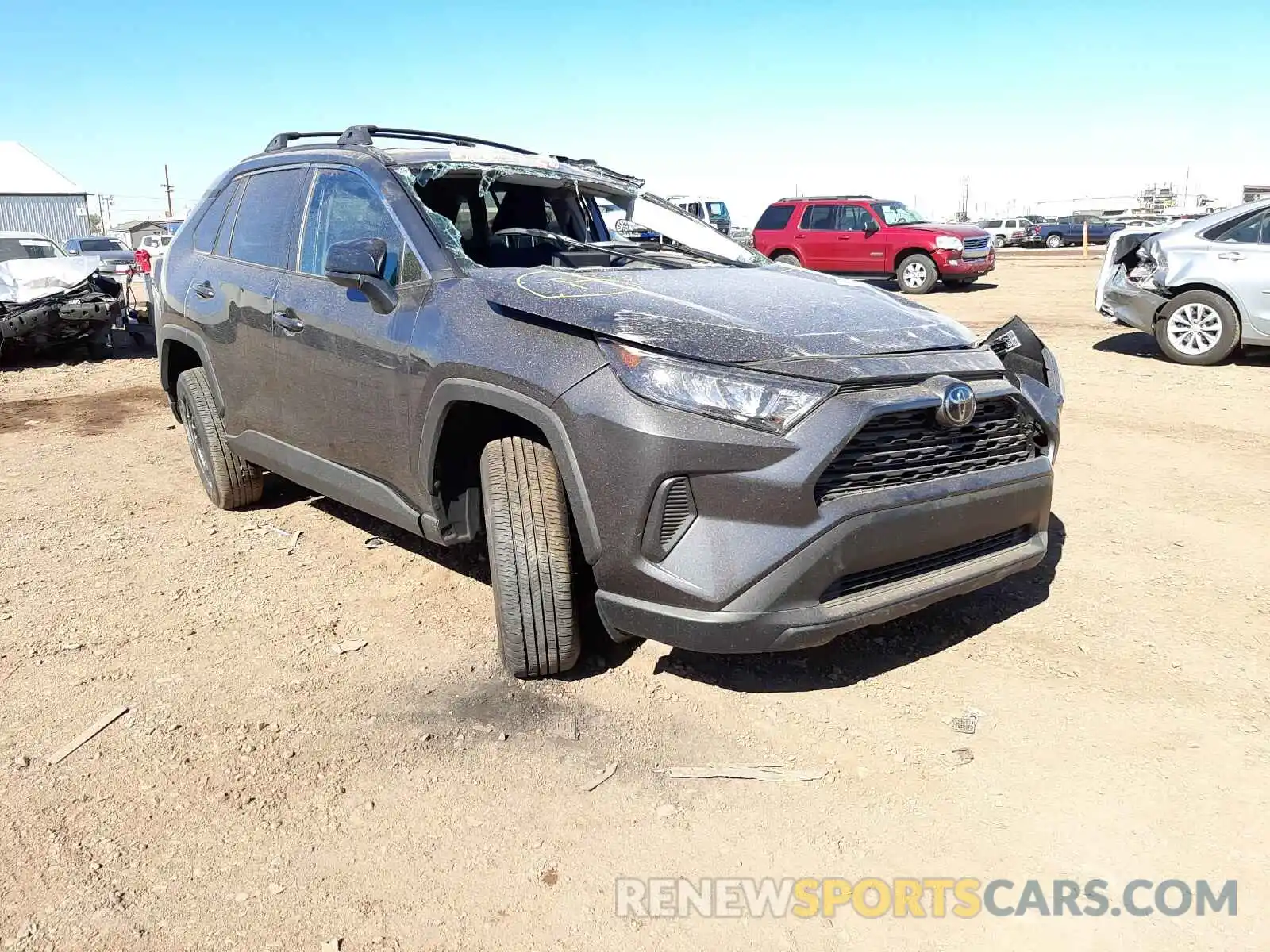 1 Photograph of a damaged car 2T3F1RFV3MC230147 TOYOTA RAV4 2021