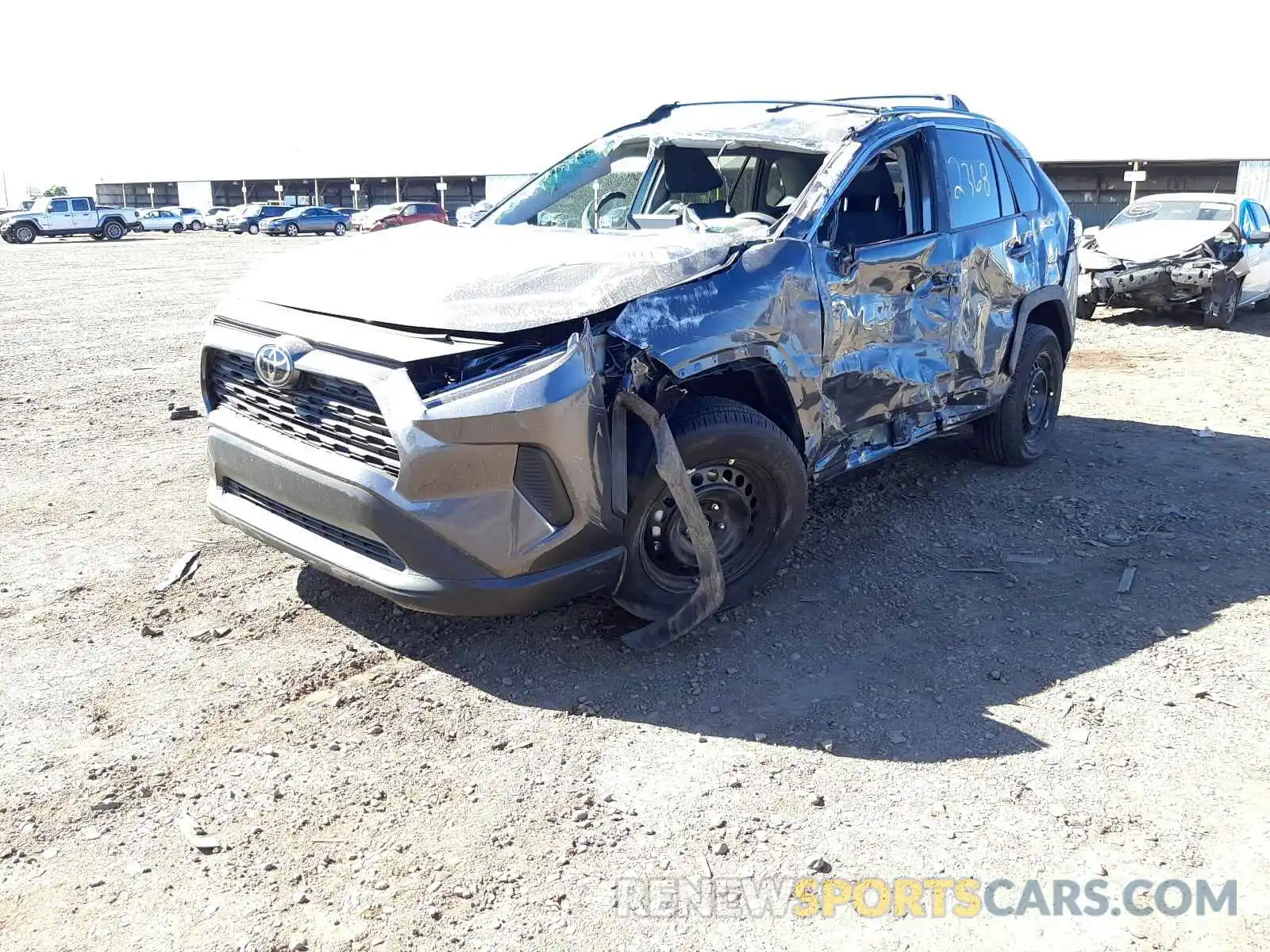 2 Photograph of a damaged car 2T3F1RFV3MC230147 TOYOTA RAV4 2021