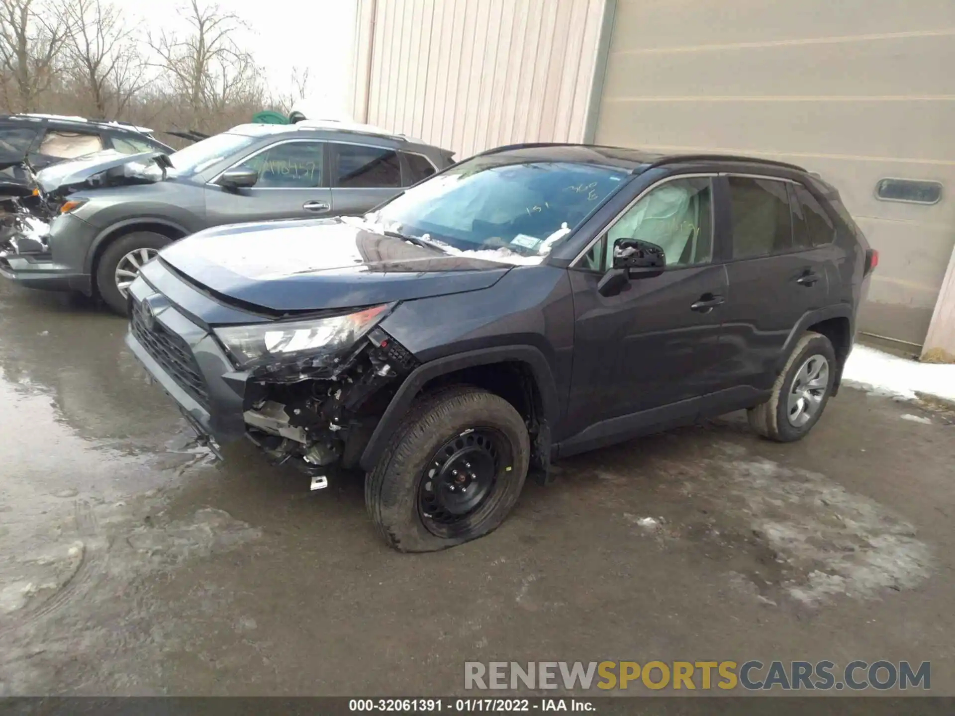 2 Photograph of a damaged car 2T3F1RFV3MW146876 TOYOTA RAV4 2021