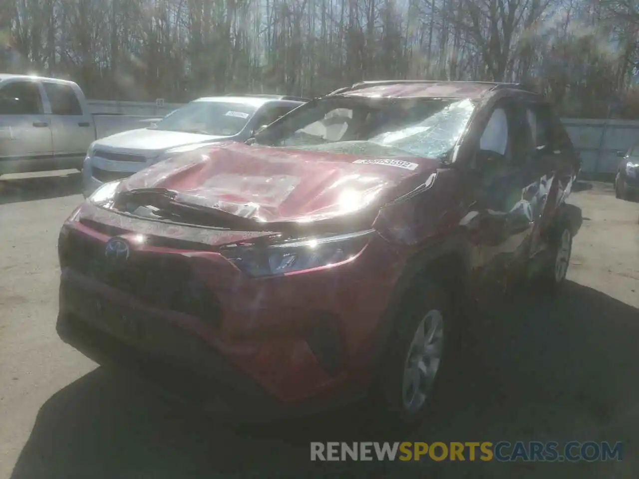 2 Photograph of a damaged car 2T3F1RFV3MW150068 TOYOTA RAV4 2021