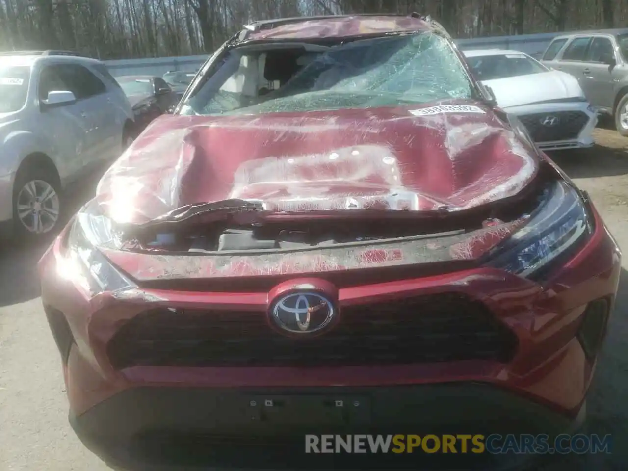 7 Photograph of a damaged car 2T3F1RFV3MW150068 TOYOTA RAV4 2021