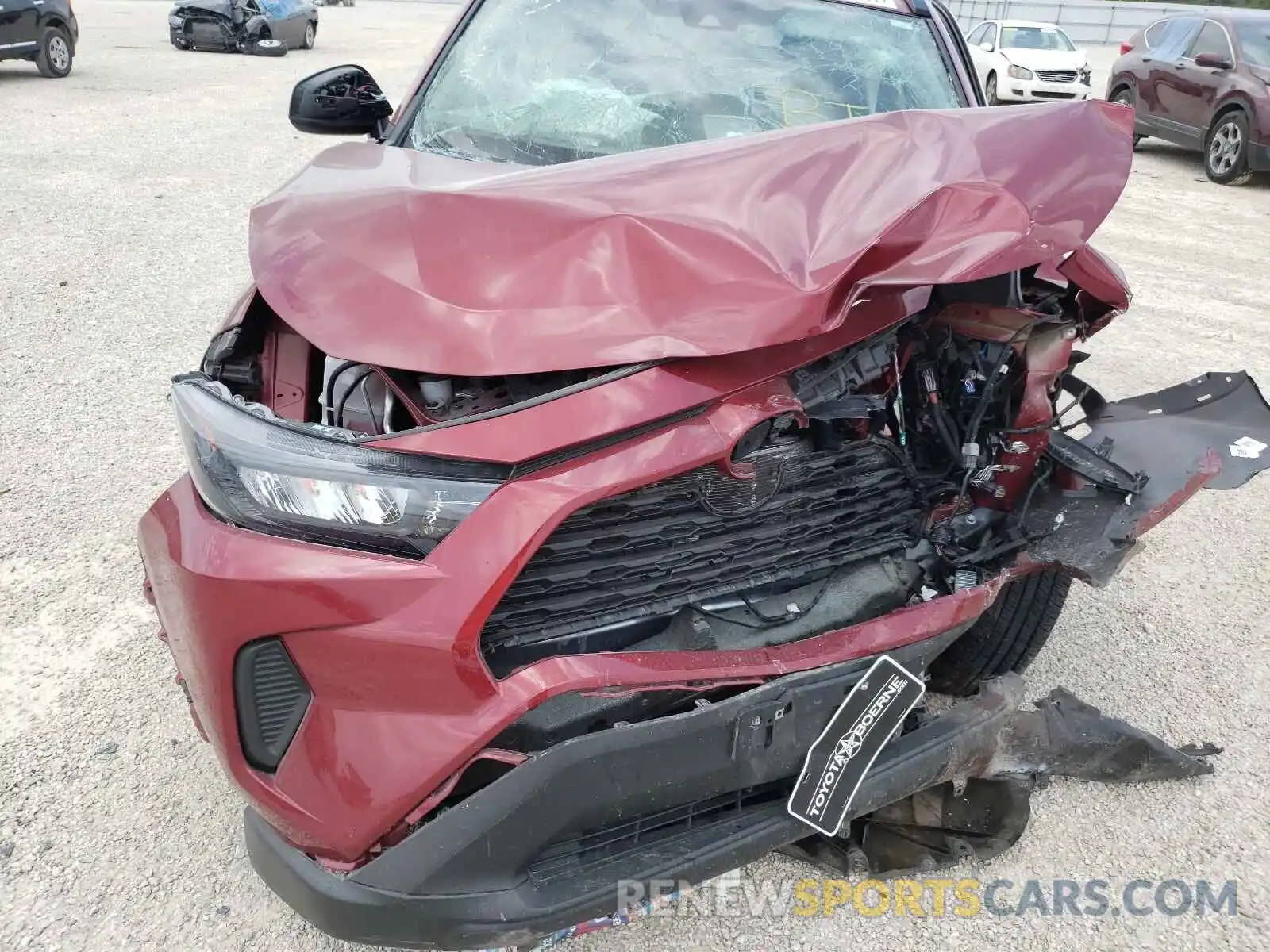 7 Photograph of a damaged car 2T3F1RFV3MW166240 TOYOTA RAV4 2021