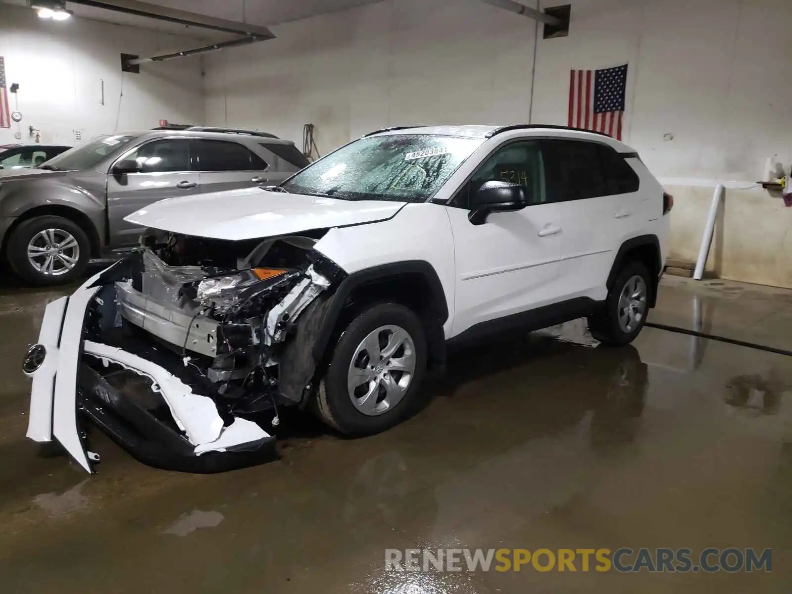 2 Photograph of a damaged car 2T3F1RFV3MW168523 TOYOTA RAV4 2021