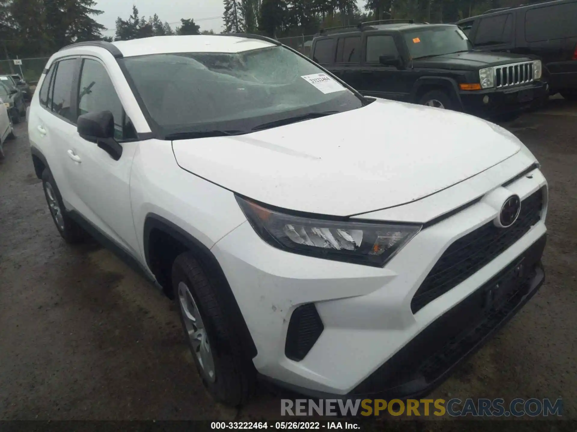 1 Photograph of a damaged car 2T3F1RFV3MW173169 TOYOTA RAV4 2021