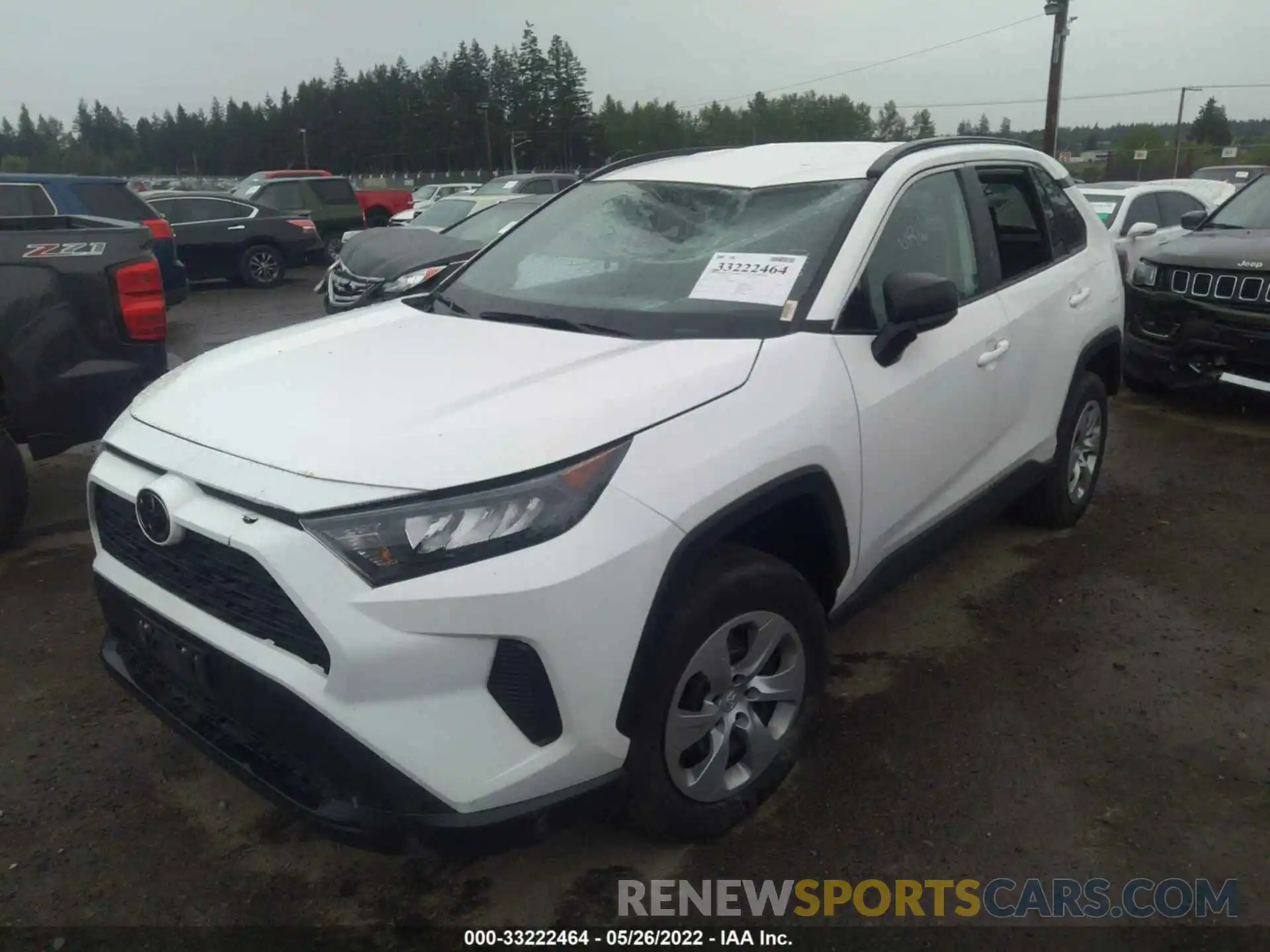 2 Photograph of a damaged car 2T3F1RFV3MW173169 TOYOTA RAV4 2021