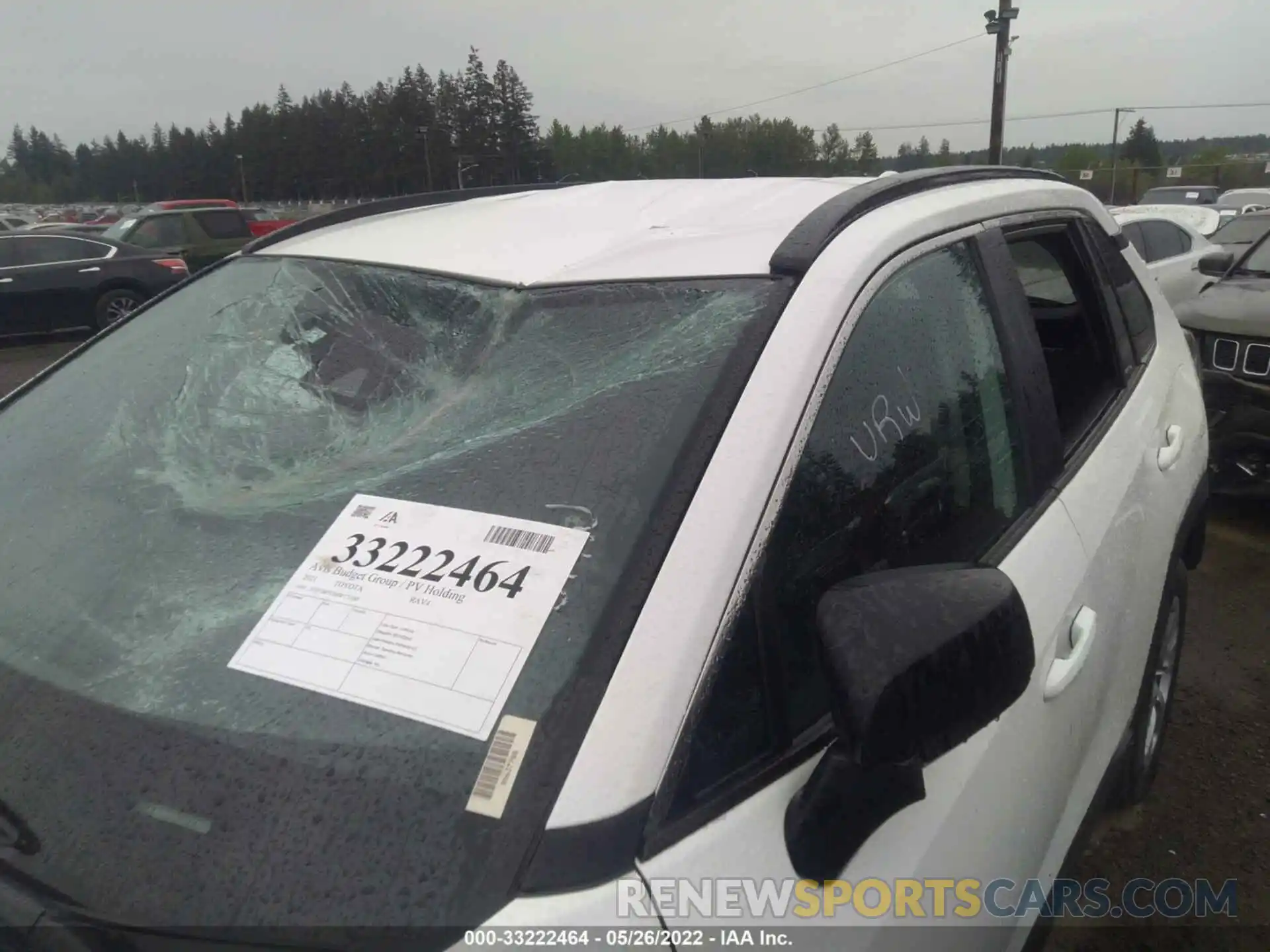 6 Photograph of a damaged car 2T3F1RFV3MW173169 TOYOTA RAV4 2021