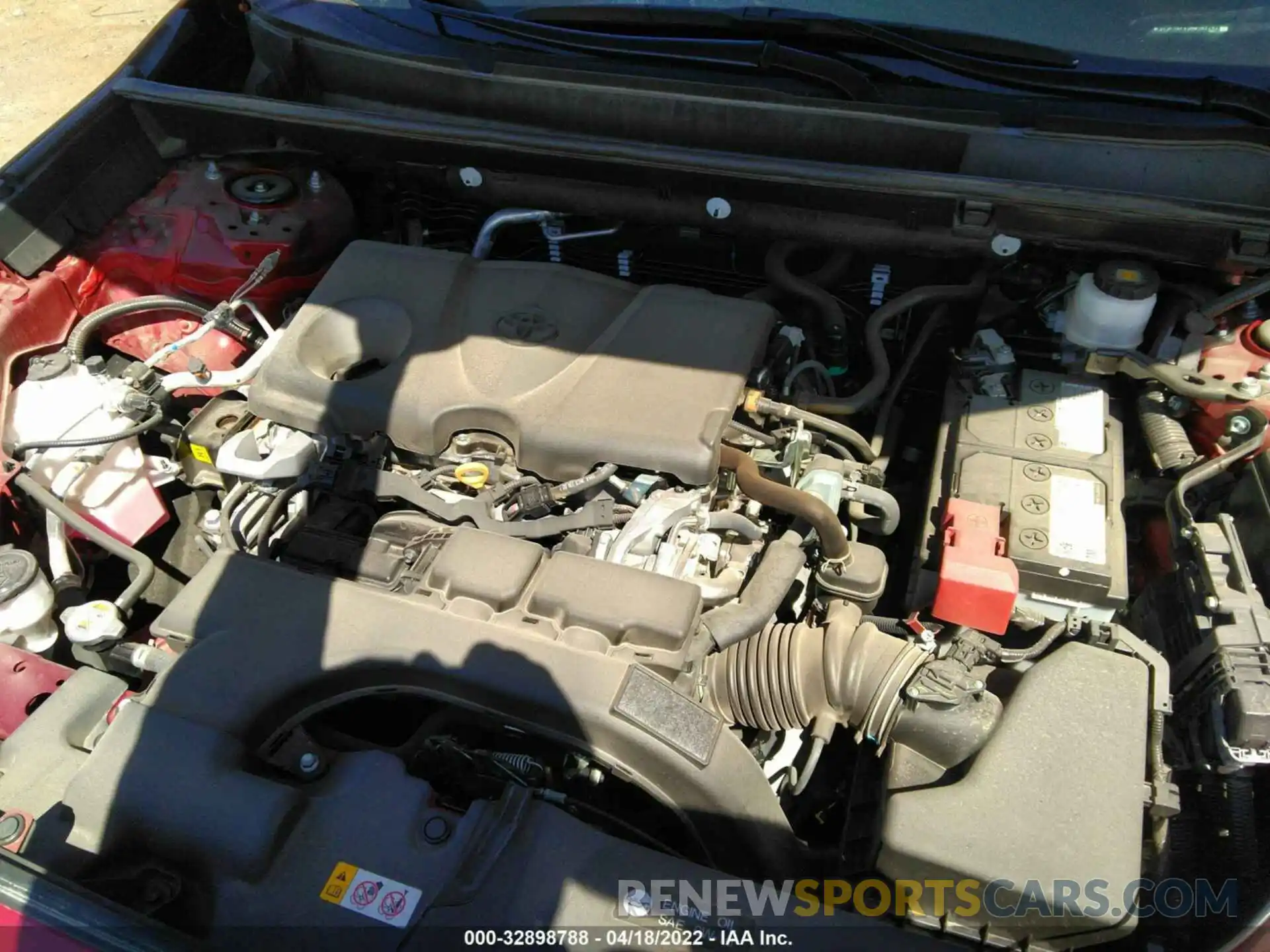 10 Photograph of a damaged car 2T3F1RFV3MW182292 TOYOTA RAV4 2021