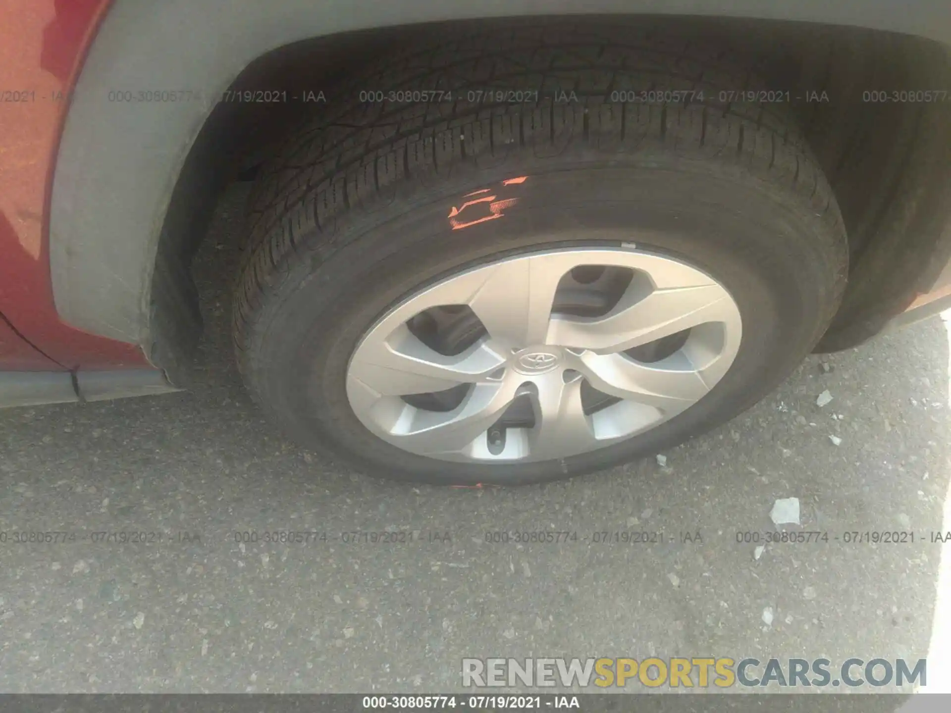 15 Photograph of a damaged car 2T3F1RFV3MW184849 TOYOTA RAV4 2021