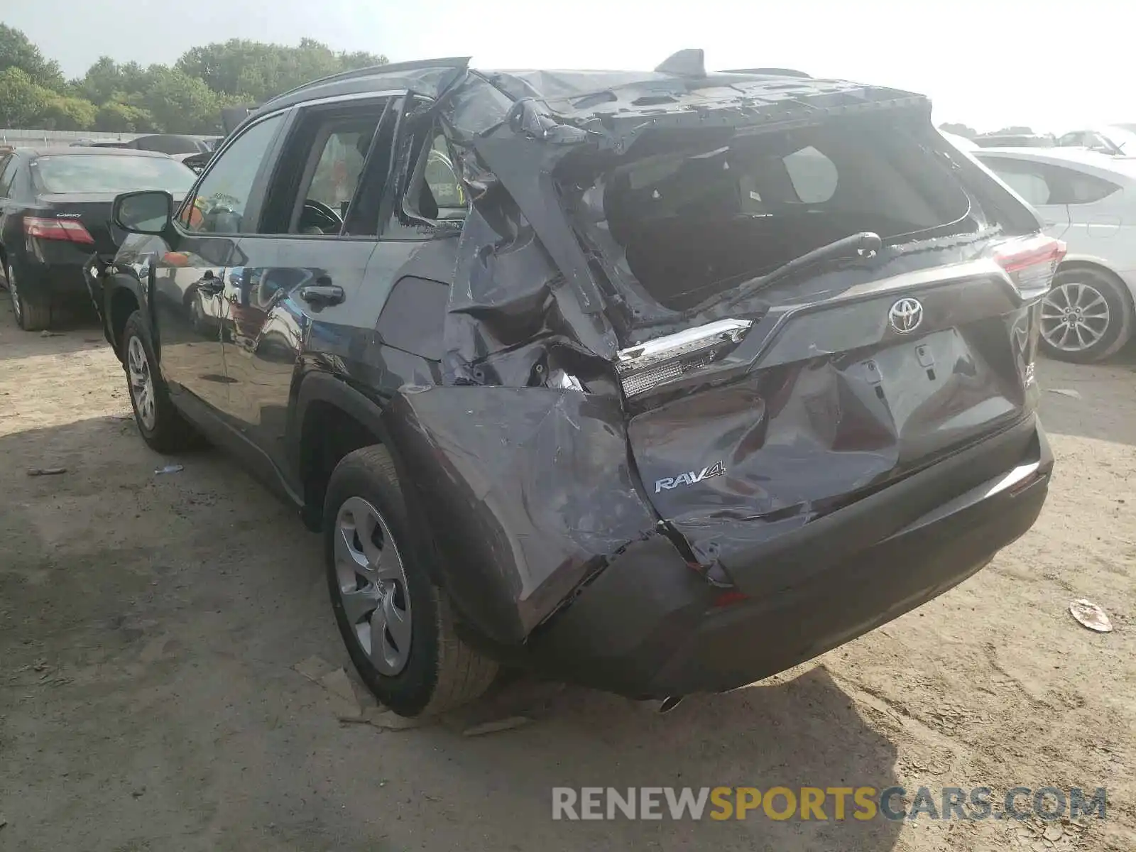 3 Photograph of a damaged car 2T3F1RFV3MW186603 TOYOTA RAV4 2021