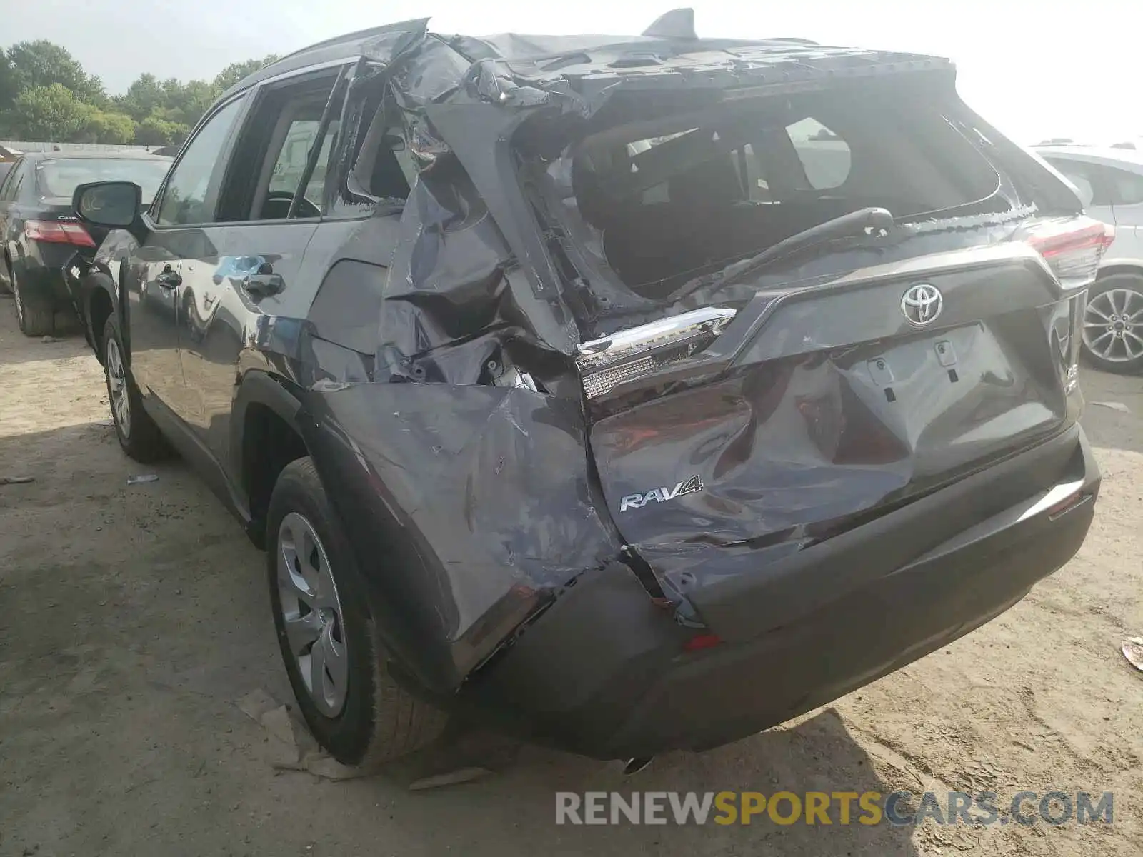 9 Photograph of a damaged car 2T3F1RFV3MW186603 TOYOTA RAV4 2021