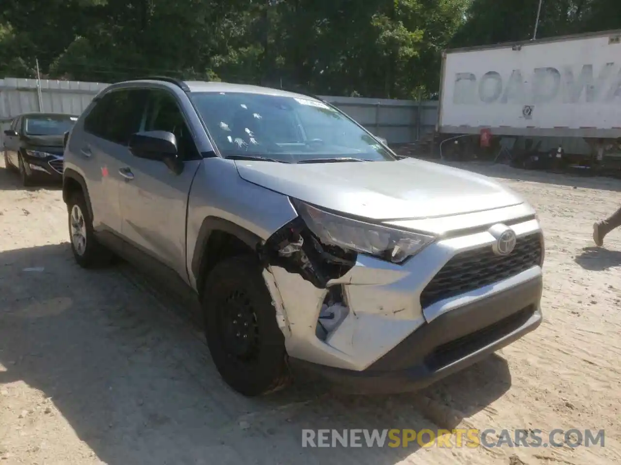 1 Photograph of a damaged car 2T3F1RFV3MW187055 TOYOTA RAV4 2021