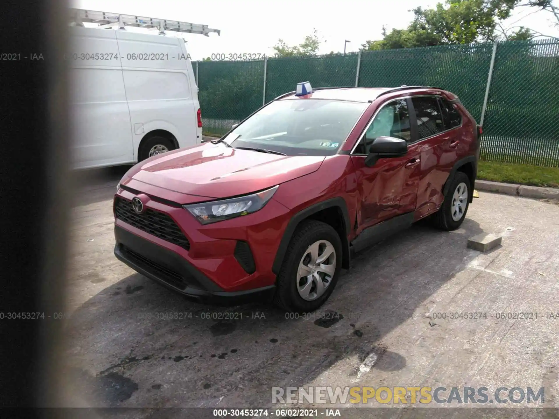 2 Photograph of a damaged car 2T3F1RFV3MW189081 TOYOTA RAV4 2021