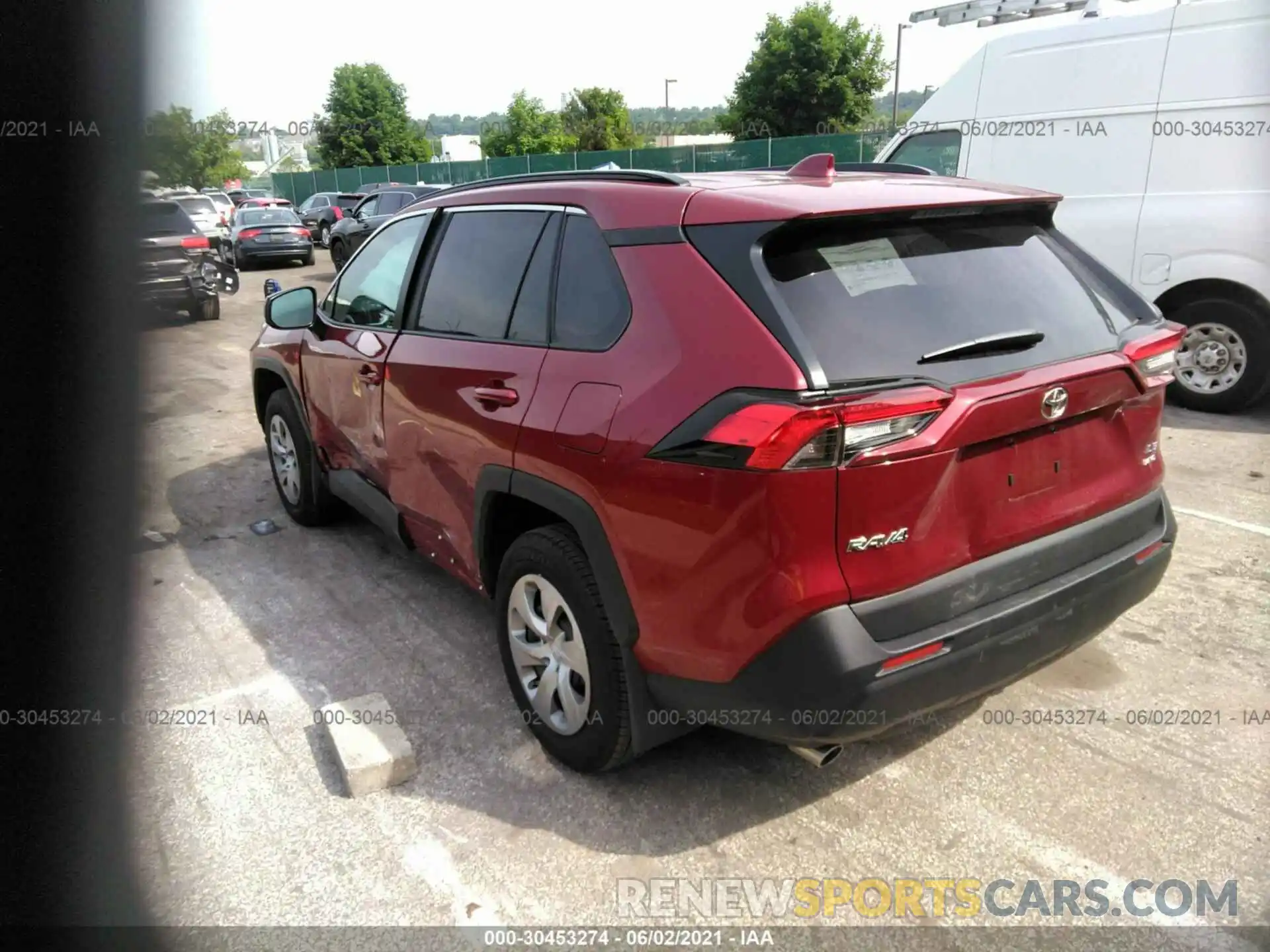 3 Photograph of a damaged car 2T3F1RFV3MW189081 TOYOTA RAV4 2021