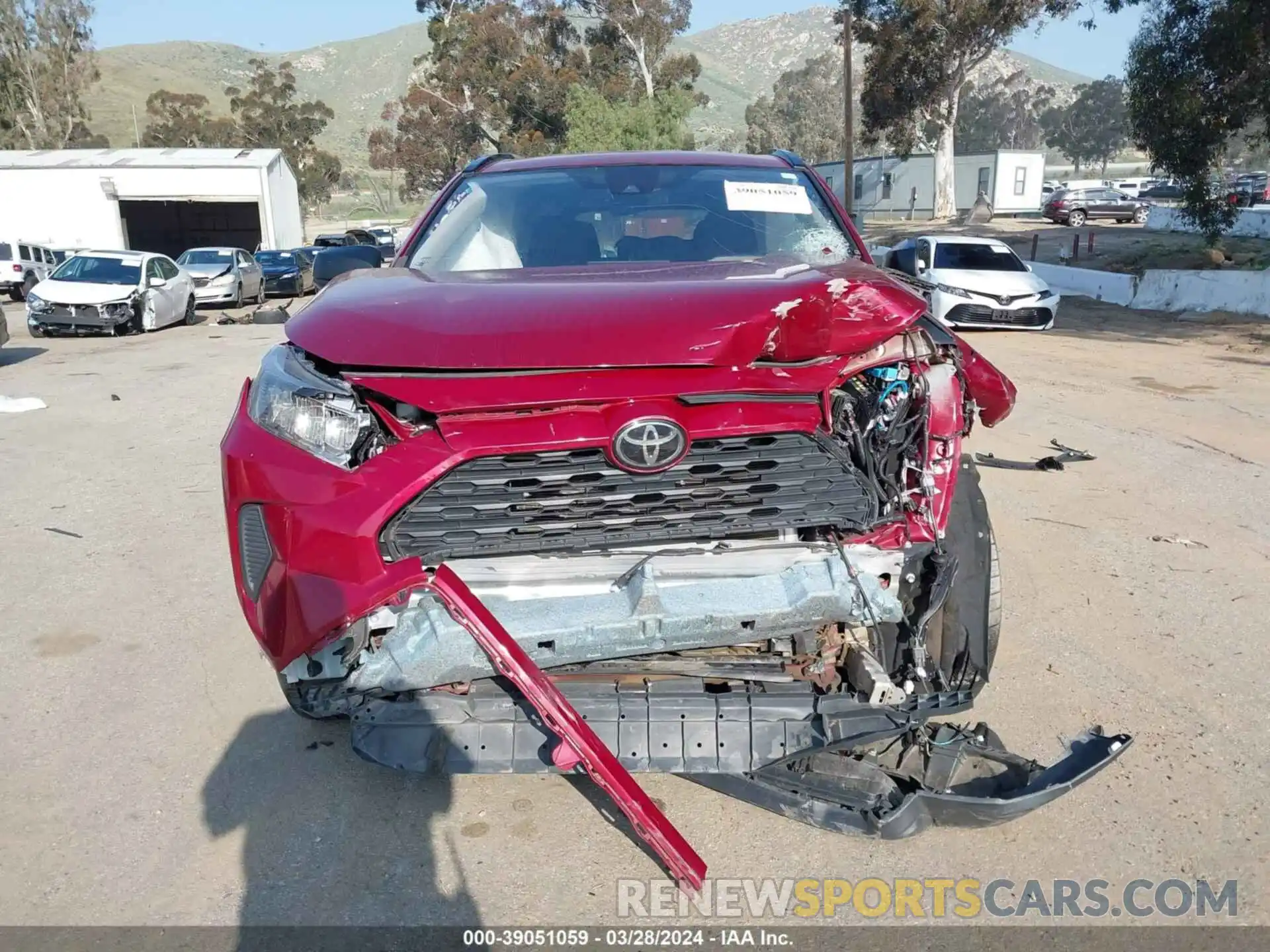 12 Photograph of a damaged car 2T3F1RFV3MW192949 TOYOTA RAV4 2021