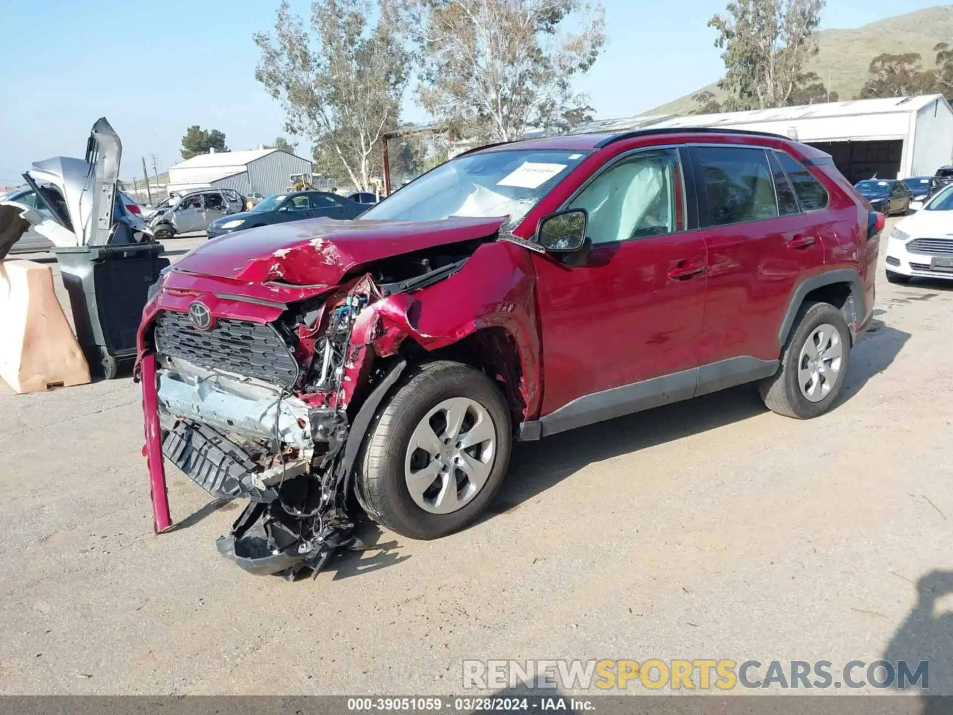 2 Photograph of a damaged car 2T3F1RFV3MW192949 TOYOTA RAV4 2021