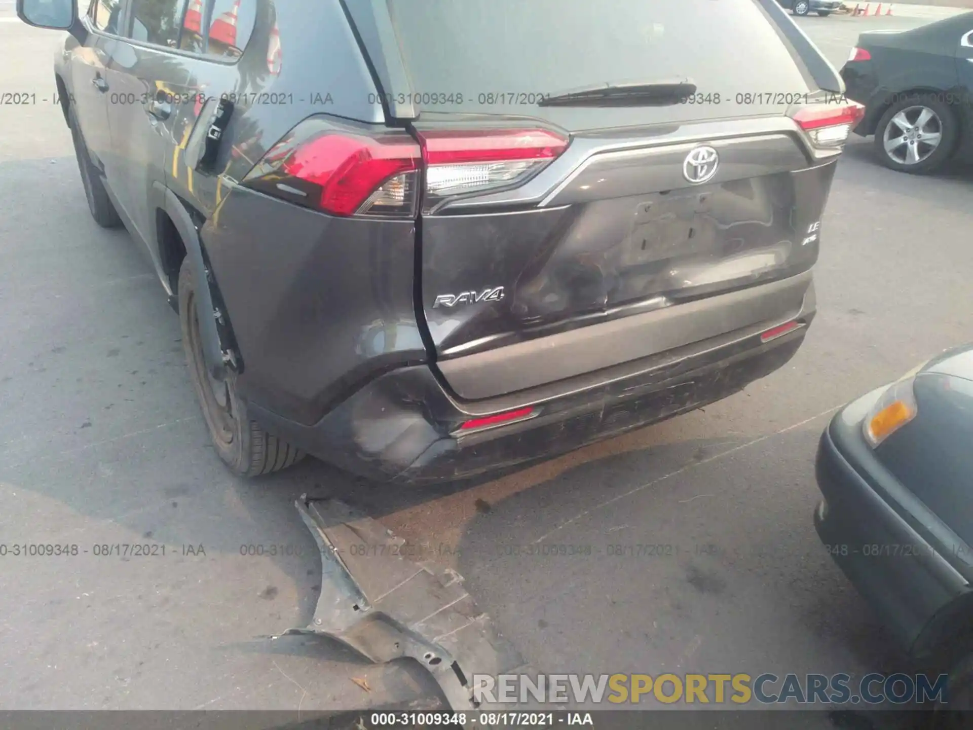 6 Photograph of a damaged car 2T3F1RFV3MW193356 TOYOTA RAV4 2021