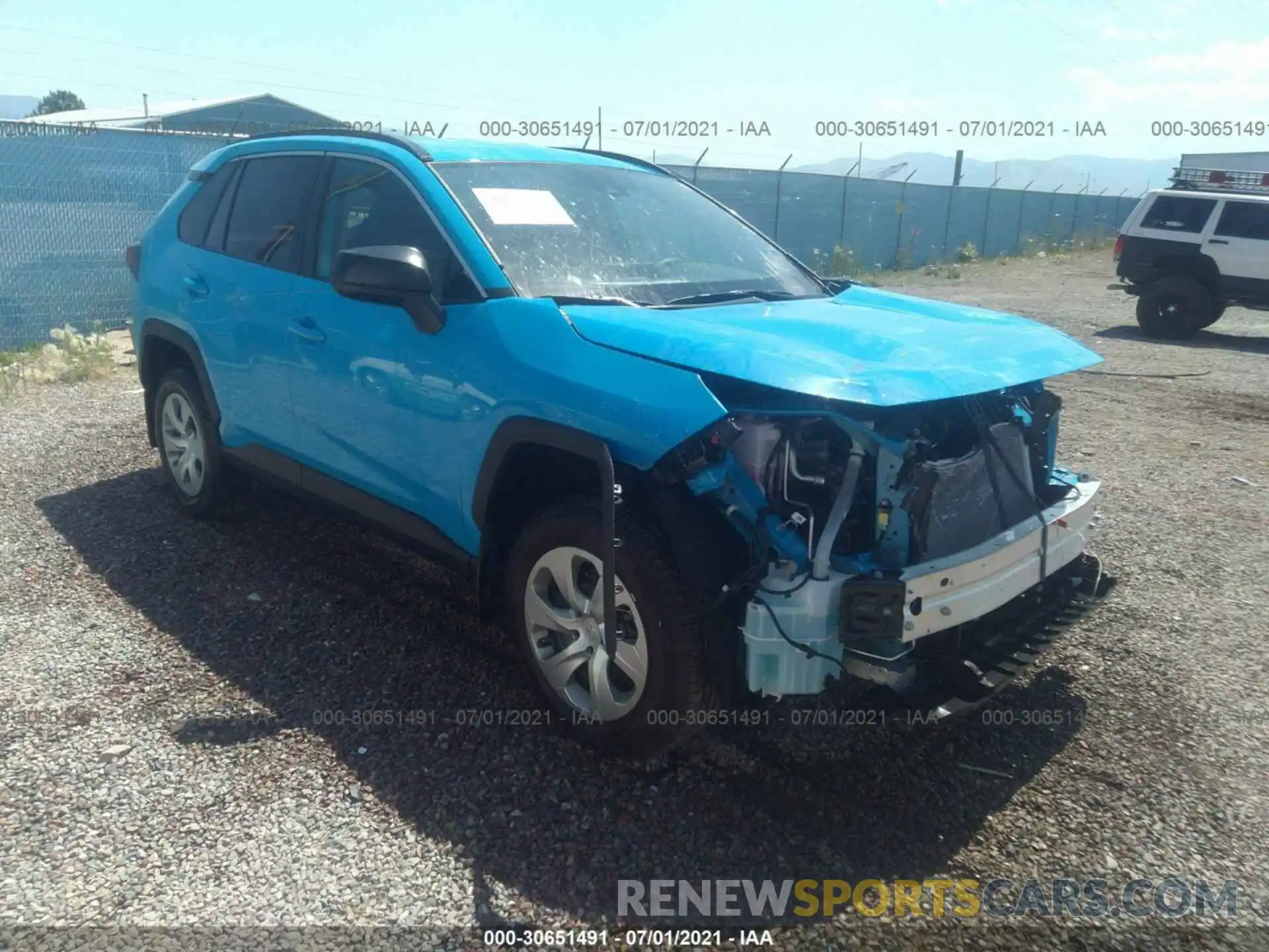 1 Photograph of a damaged car 2T3F1RFV3MW197830 TOYOTA RAV4 2021