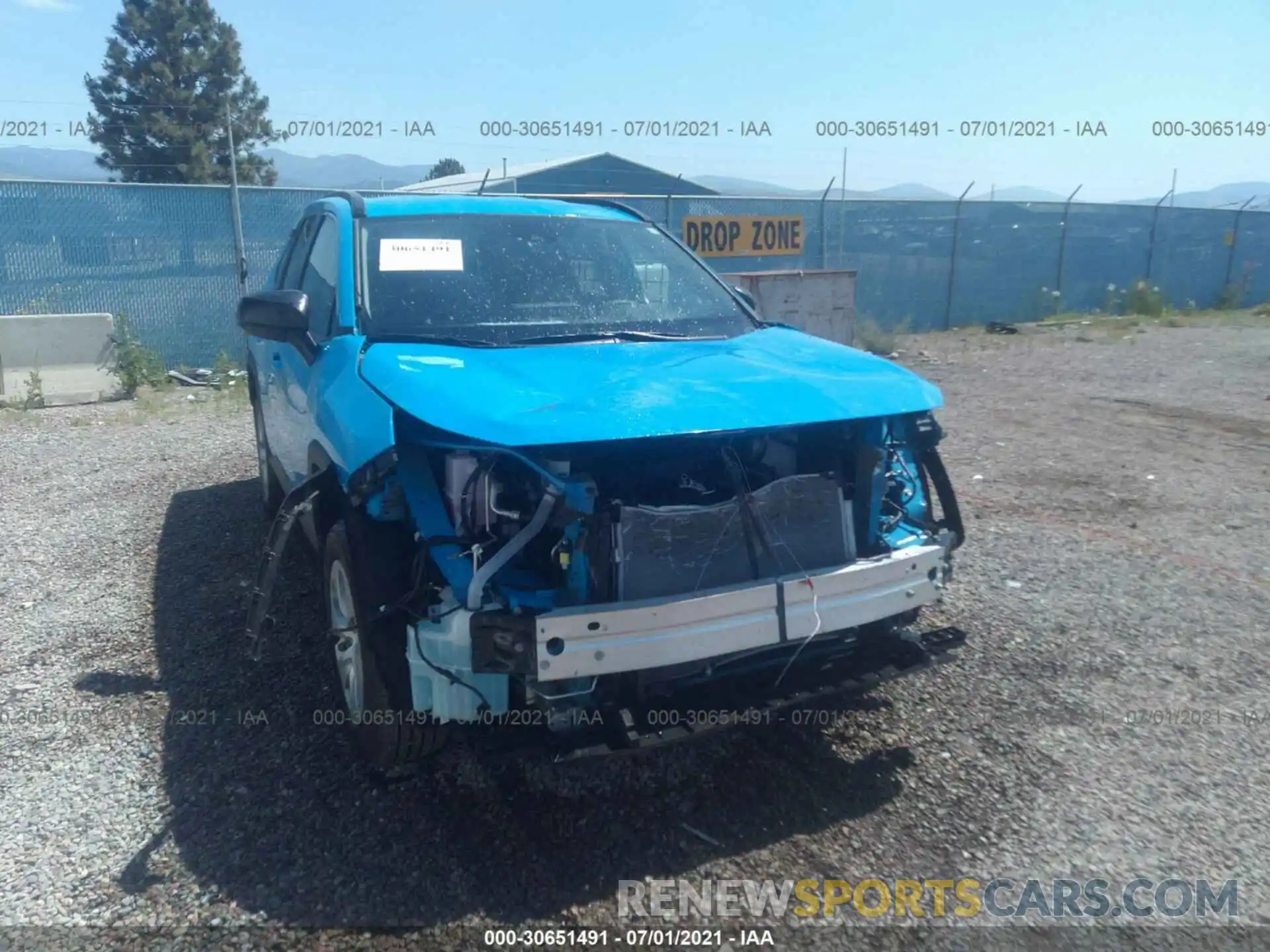 6 Photograph of a damaged car 2T3F1RFV3MW197830 TOYOTA RAV4 2021