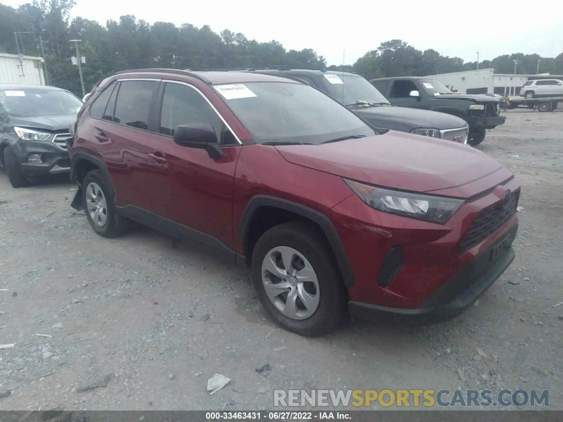 1 Photograph of a damaged car 2T3F1RFV3MW200600 TOYOTA RAV4 2021