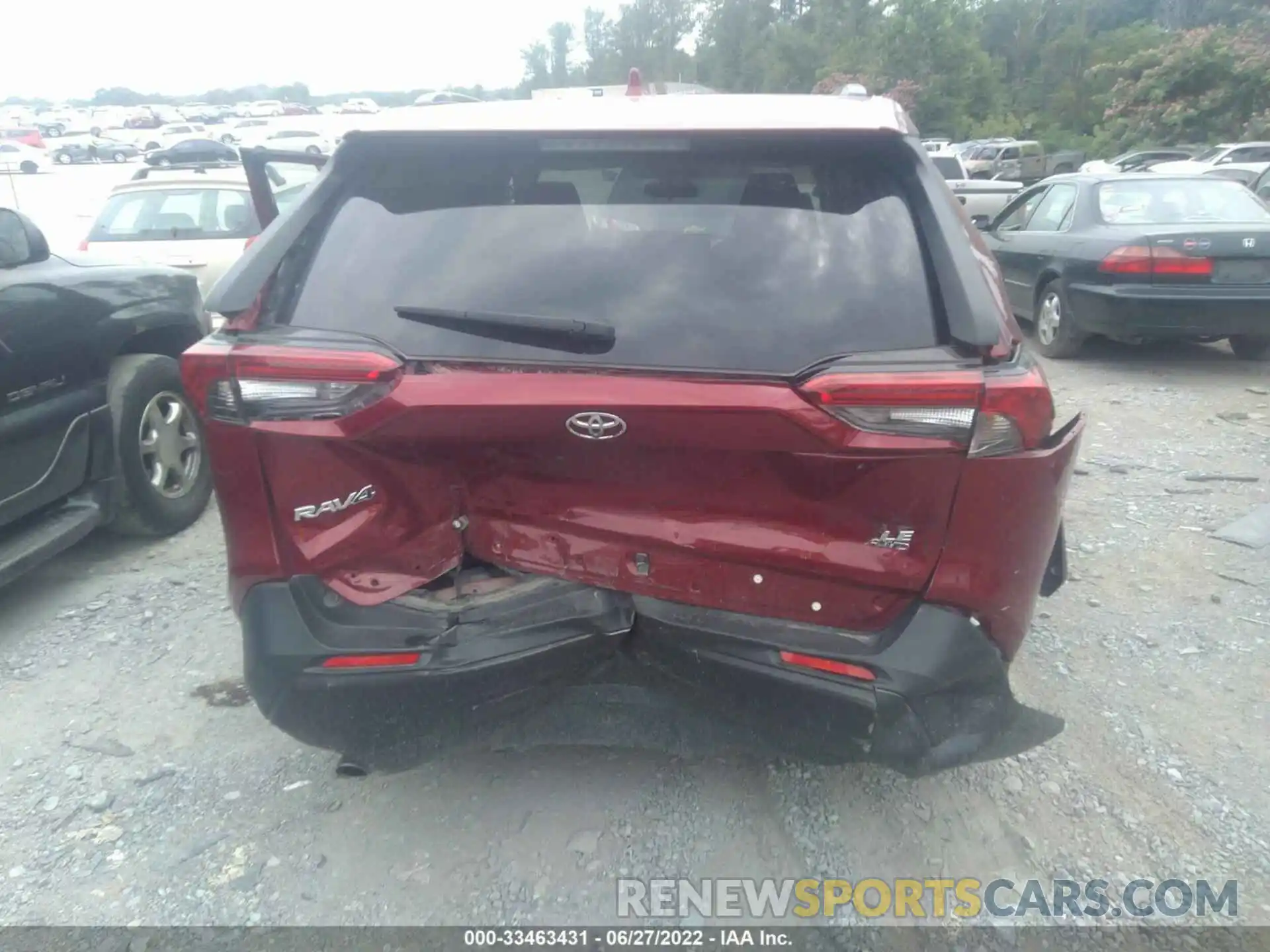 6 Photograph of a damaged car 2T3F1RFV3MW200600 TOYOTA RAV4 2021