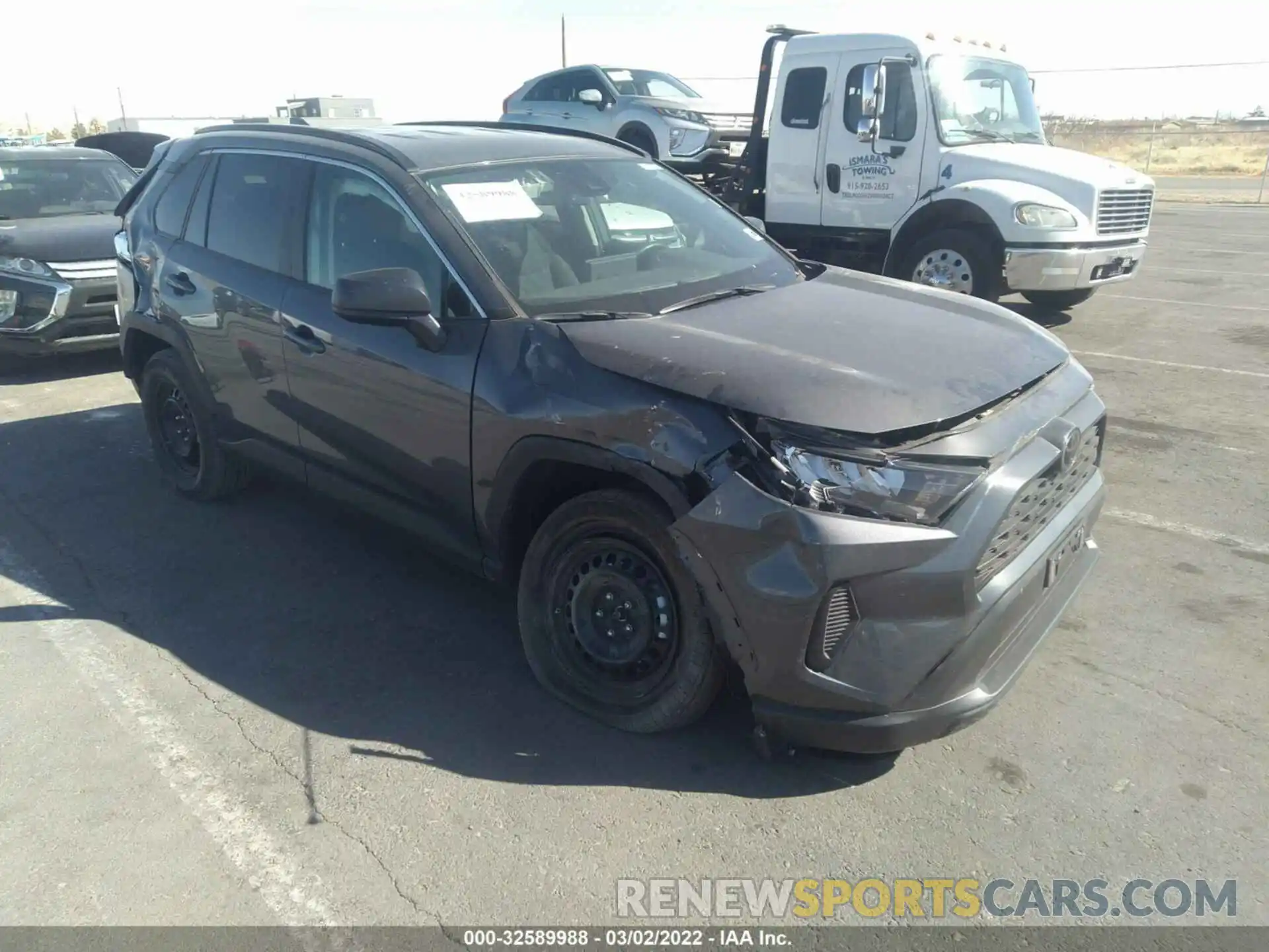 1 Photograph of a damaged car 2T3F1RFV3MW203691 TOYOTA RAV4 2021