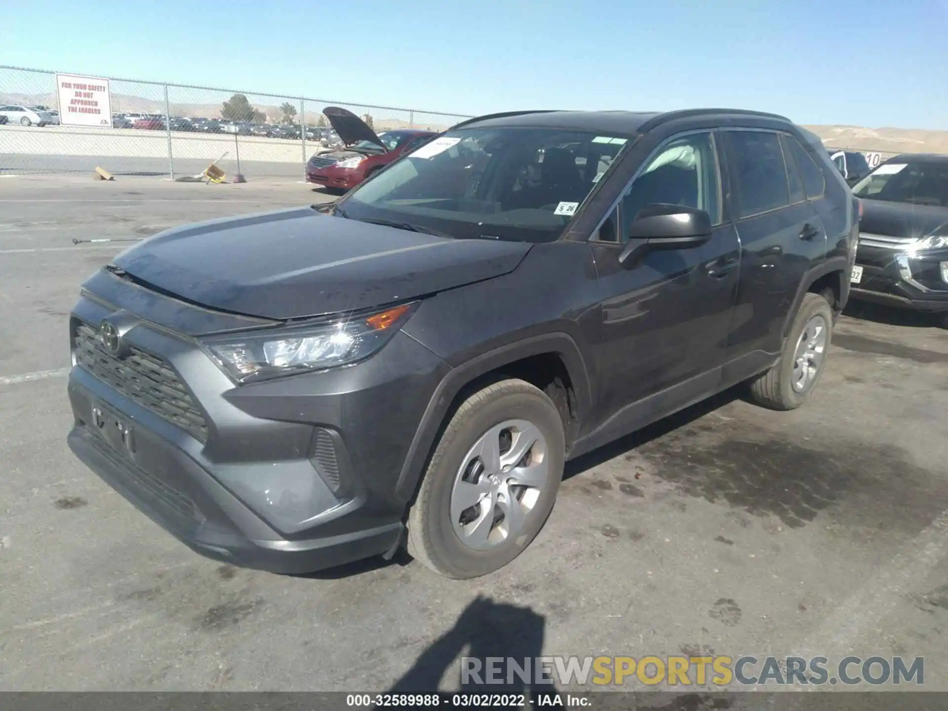 2 Photograph of a damaged car 2T3F1RFV3MW203691 TOYOTA RAV4 2021