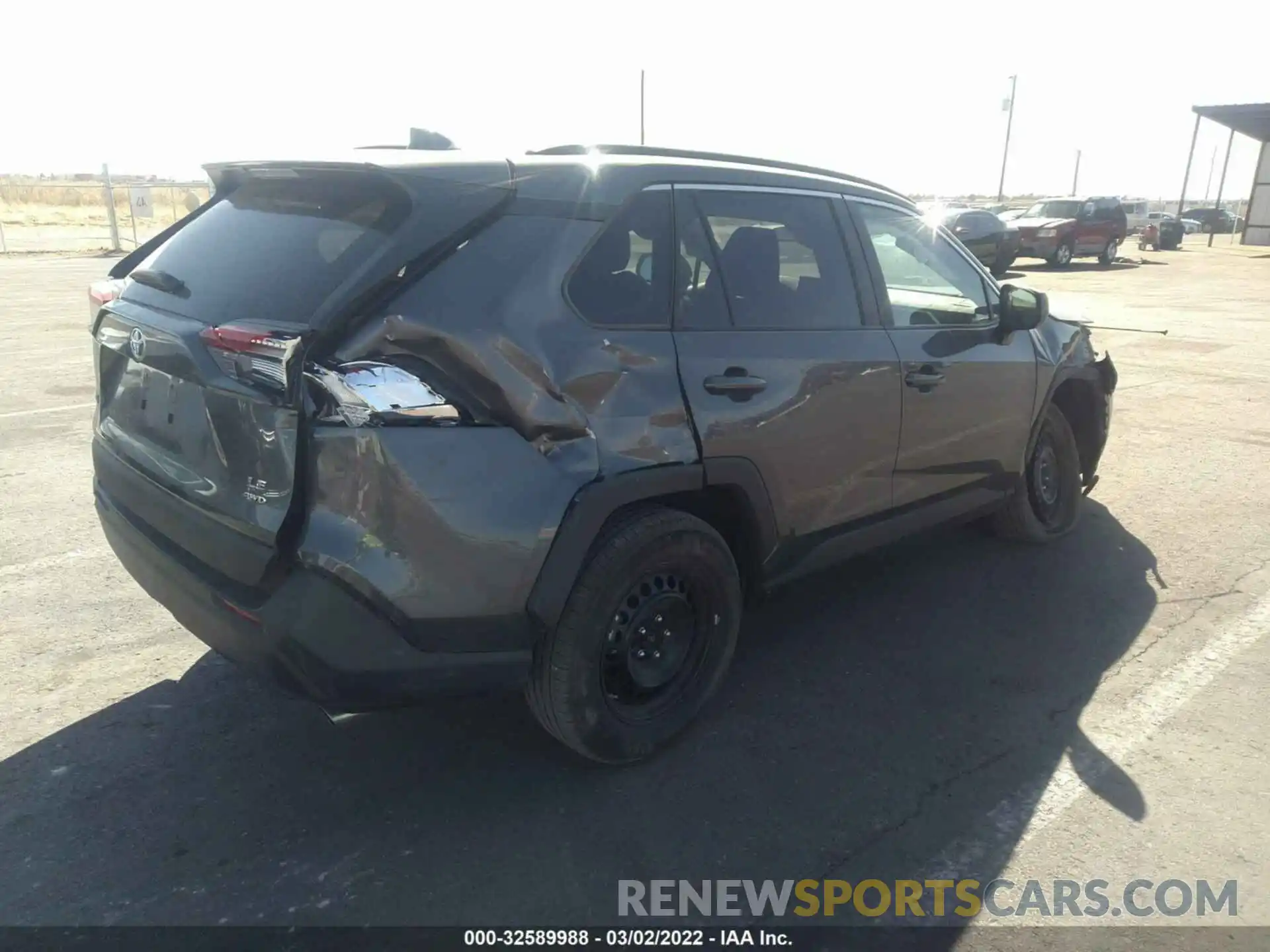 4 Photograph of a damaged car 2T3F1RFV3MW203691 TOYOTA RAV4 2021