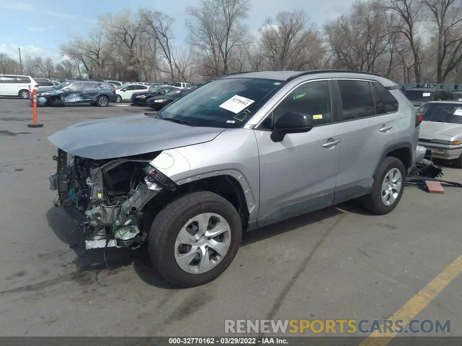 2 Photograph of a damaged car 2T3F1RFV3MW216845 TOYOTA RAV4 2021