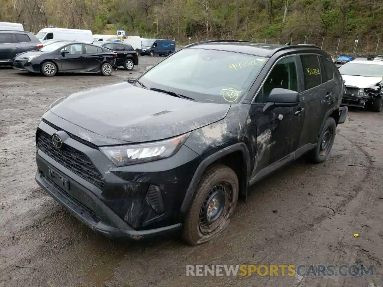 2 Photograph of a damaged car 2T3F1RFV4MC159170 TOYOTA RAV4 2021