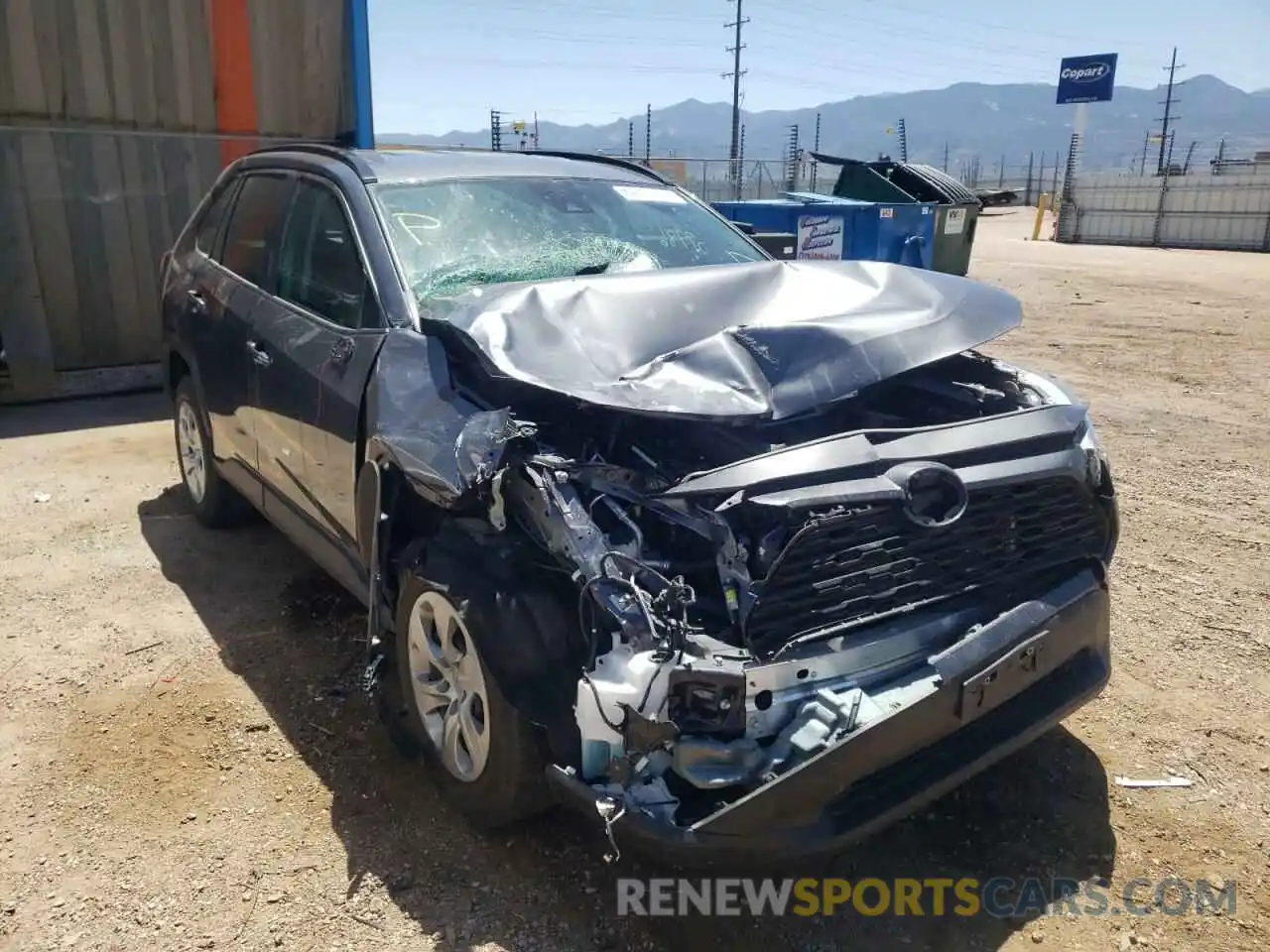 1 Photograph of a damaged car 2T3F1RFV4MC169309 TOYOTA RAV4 2021